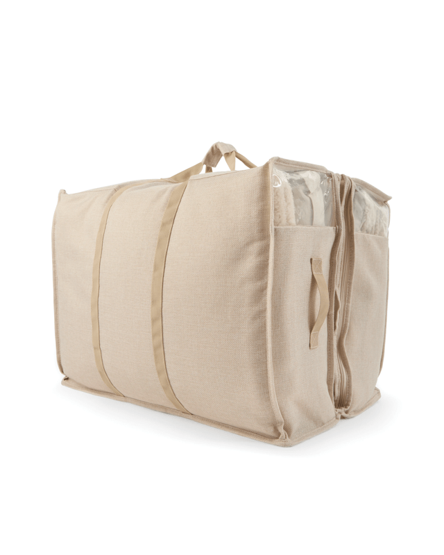 Linen Look 2 Section Large Storage