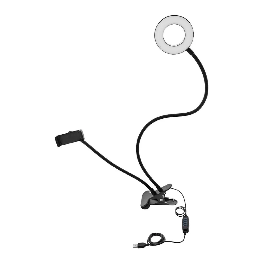 3 Otto Desk Clamp Ring Light and Phone Holder, 3 of 4