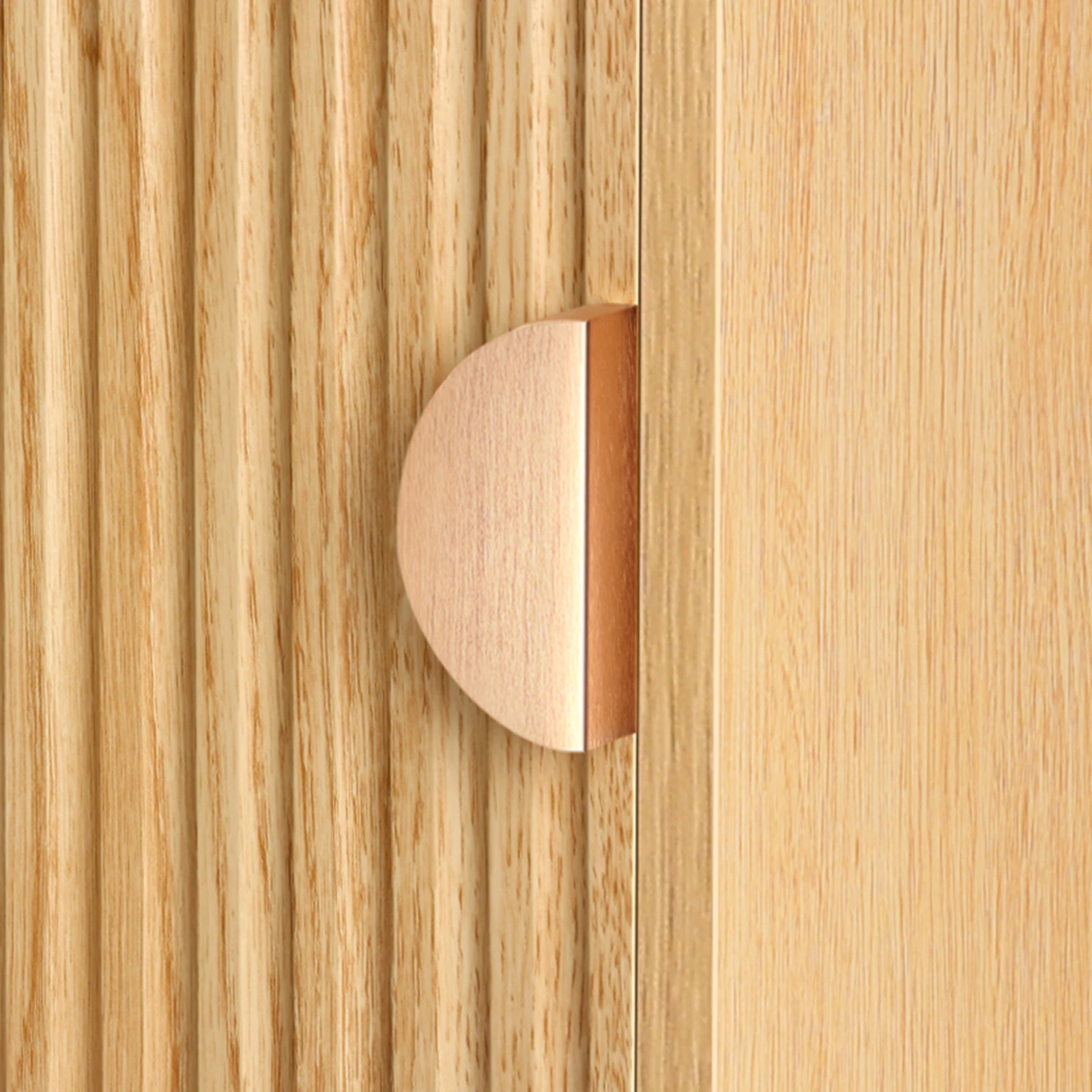 6 Alfordson 2x Bedside Table Cabinet Nightstand Side Storage - Oak, 6 of 10