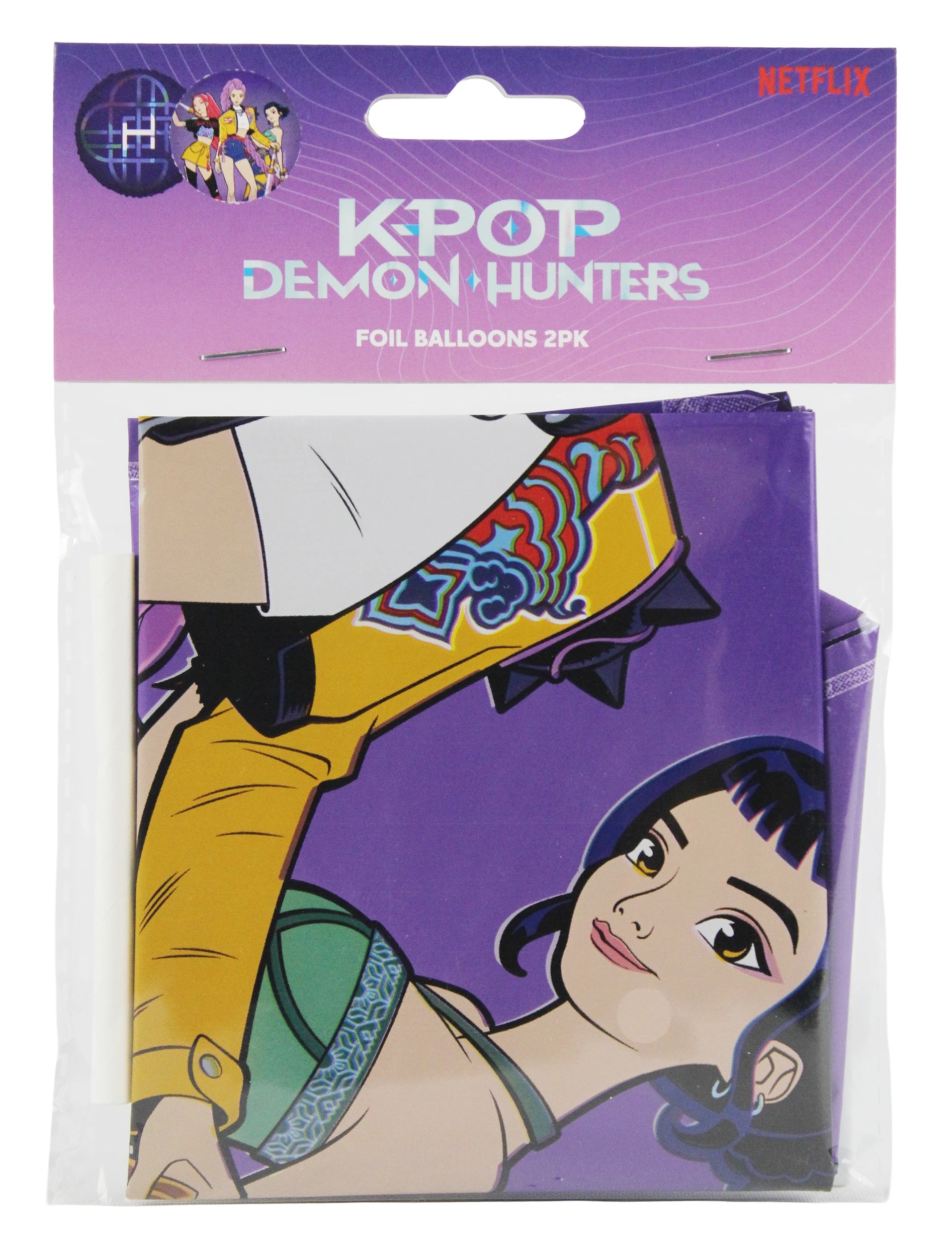 1 2 Pack KPop Demon Hunters Foil Balloons, 1 of 3