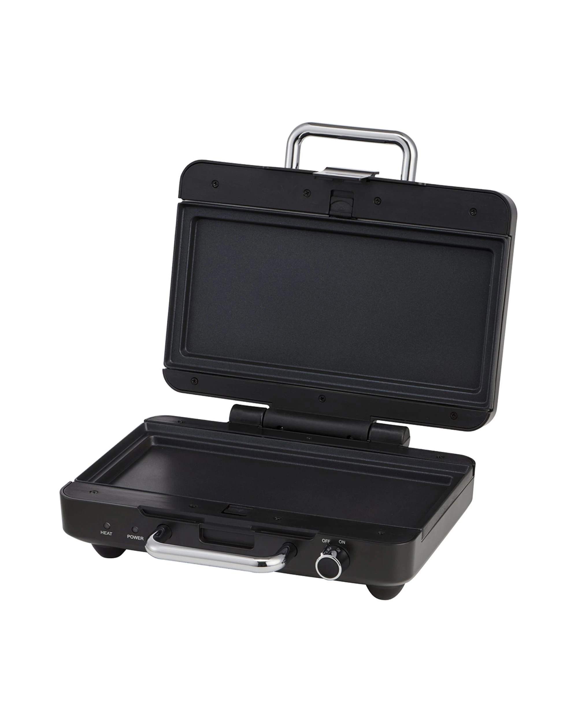 4 Morphy Richards MREMP4TNM Titanium 900W Multipress Jaffle Panini Waffle Pie 4 Plates Non-Stick Press Sandwich Maker, 4 of 7