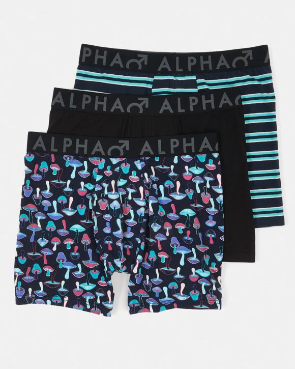 3 Pack Mid Length Trunks