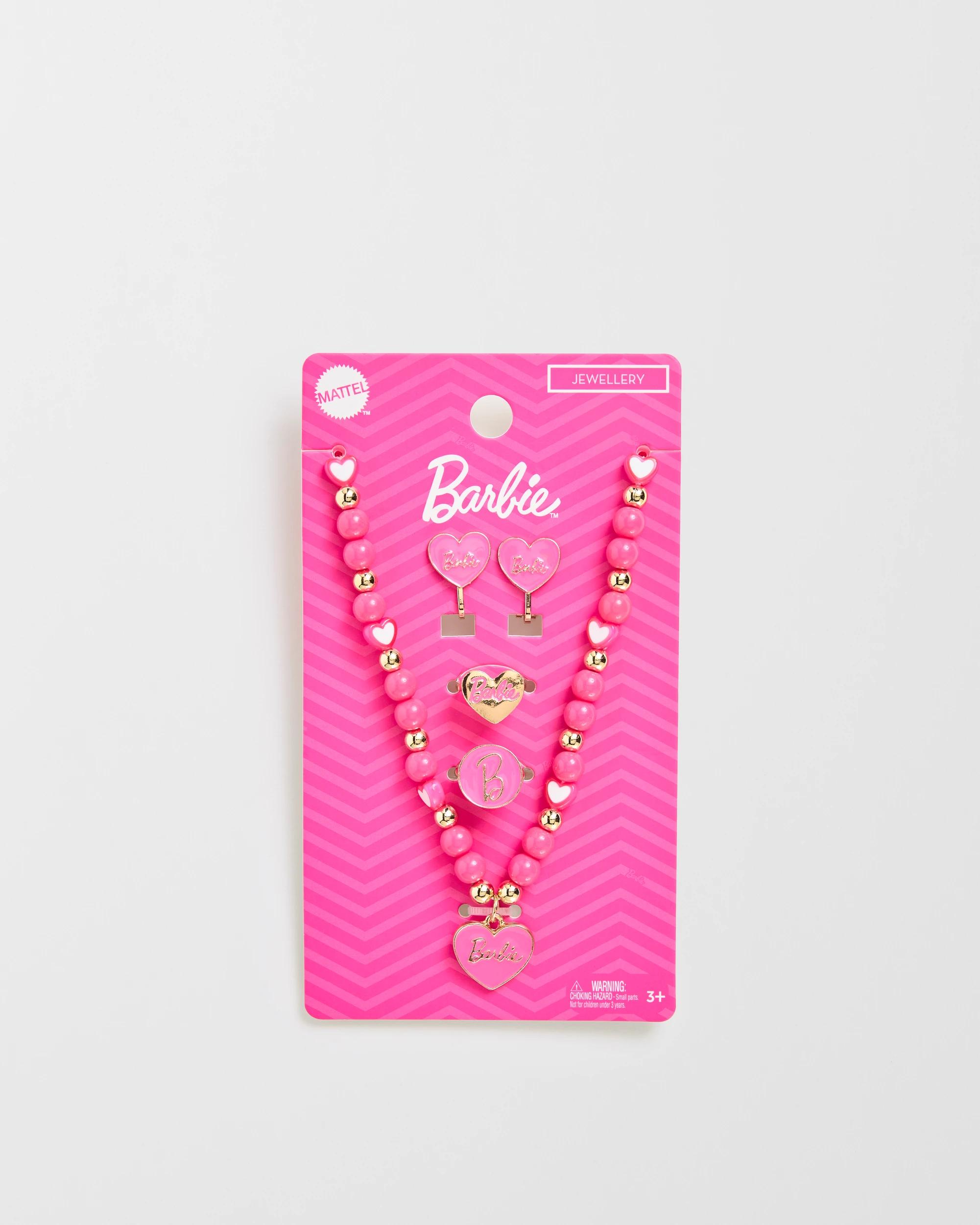 3 Barbie Beaded Jewellery Set PINK, 3 of 3