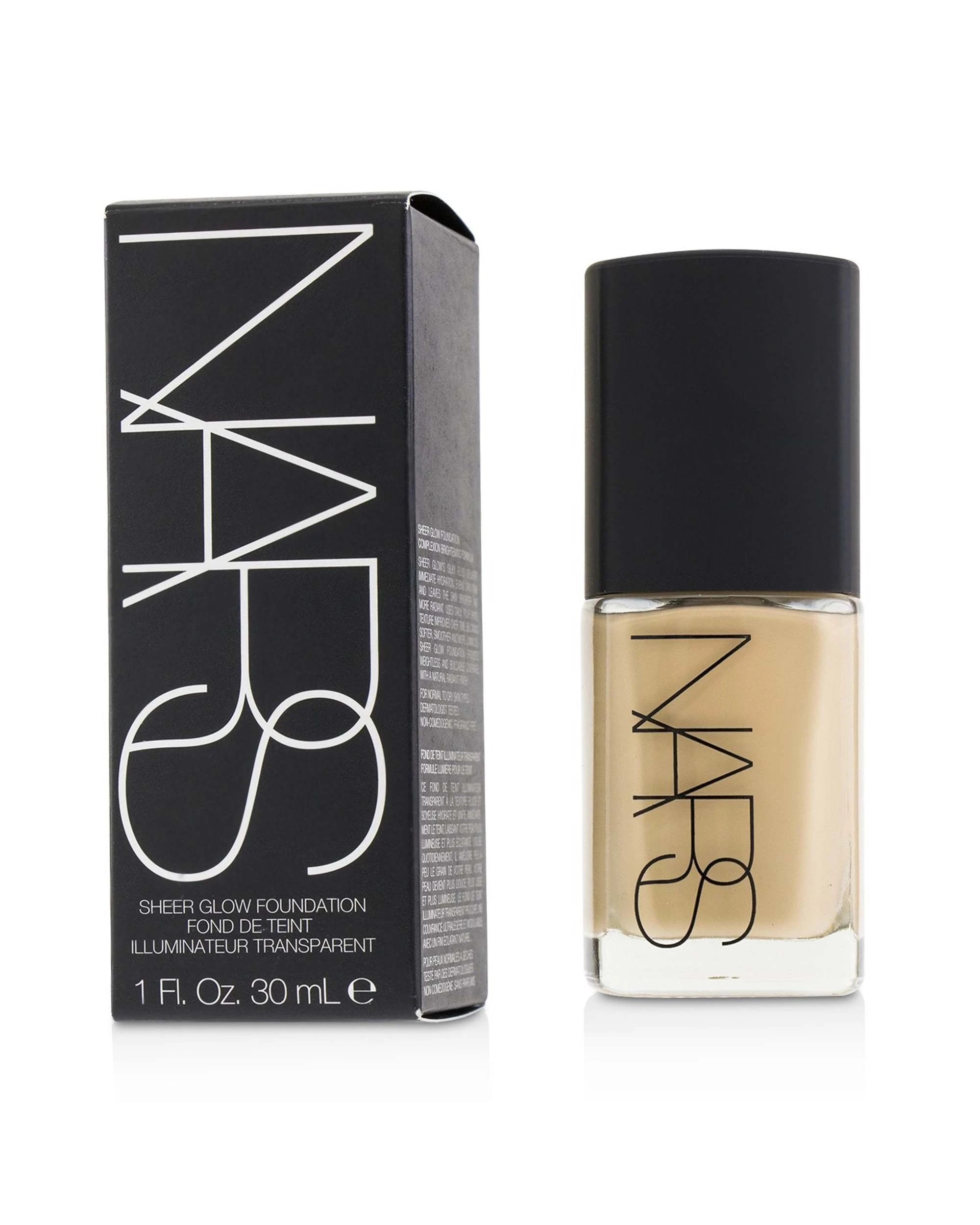 2 NARS Sheer Glow Foundation - Fiji (Light 5) 30ml/1oz - Gold, 2 of 4