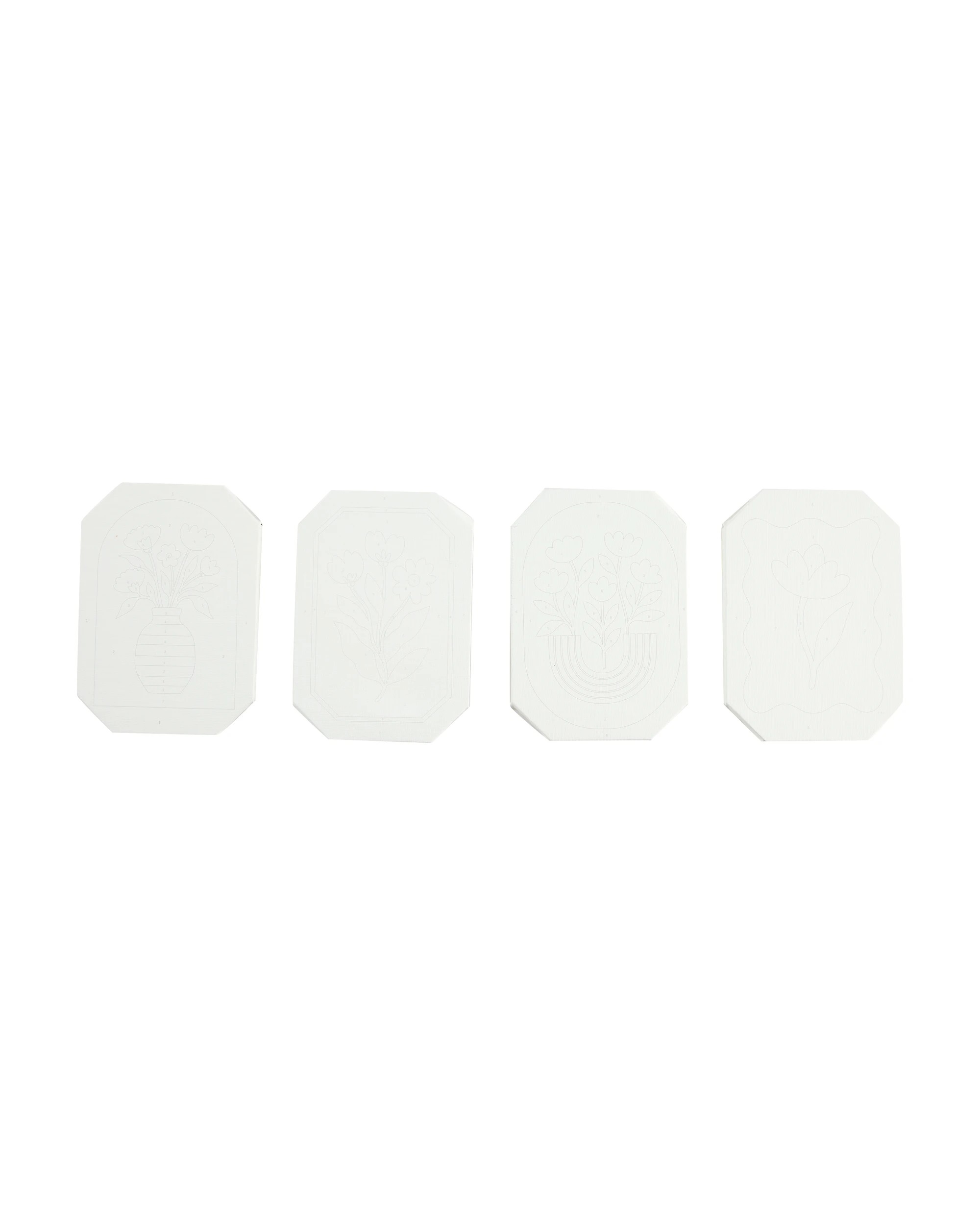 2 4 Pack Paint by Numbers Mini Canvas Set - Bloom Core, 2 of 4