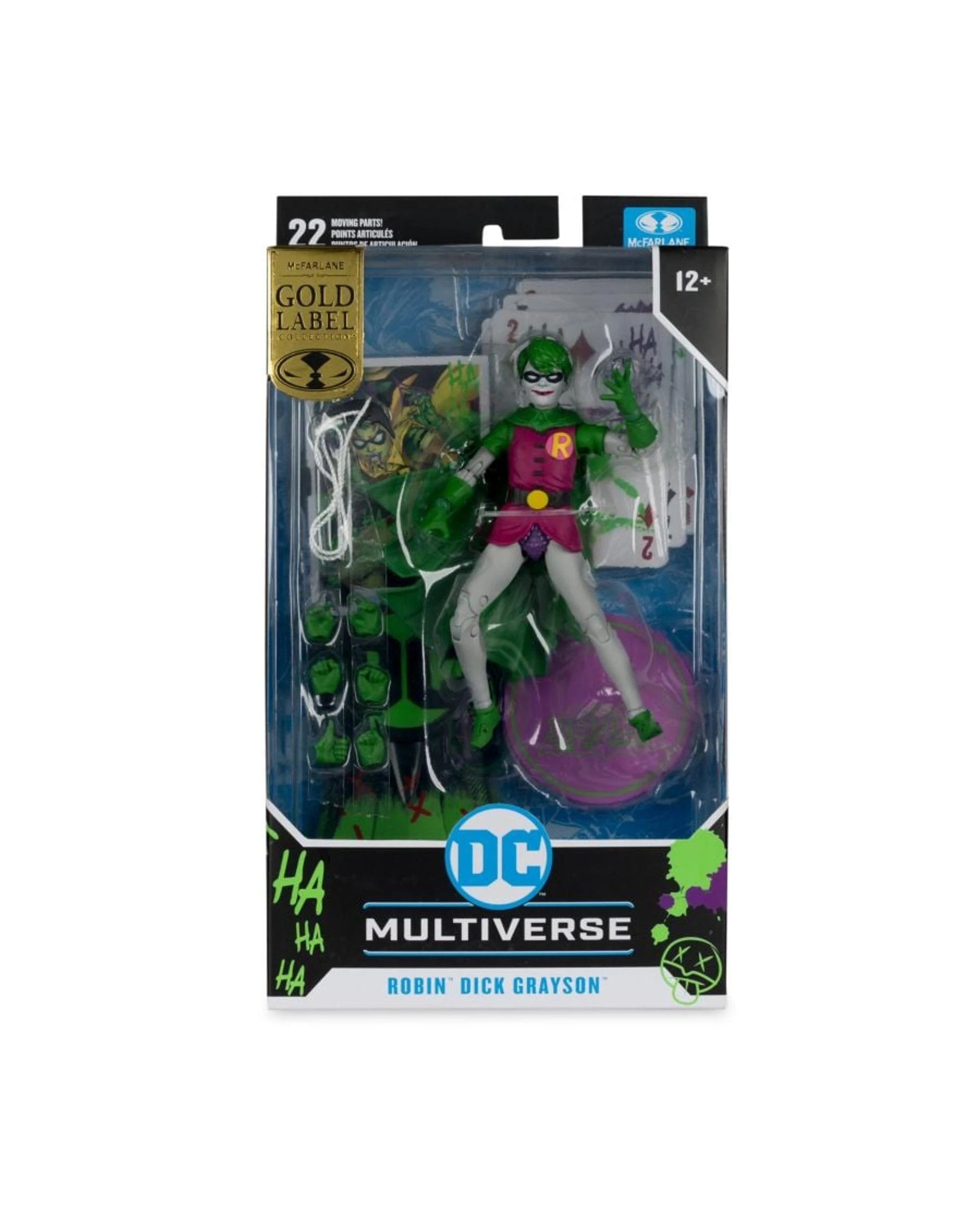 7 DC Multiverse Robin Dick Grayson Jokerized Gold Label 7 inch Action Figure, 7 of 9
