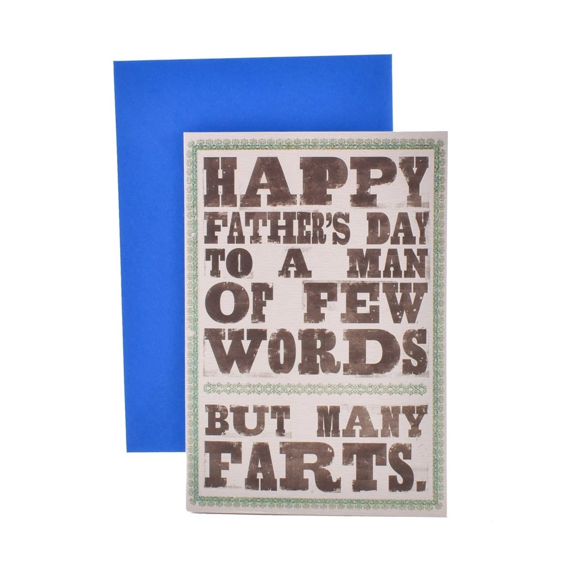1 Hallmark Father's Day Card - Few Words, Many Farts, 1 of 3