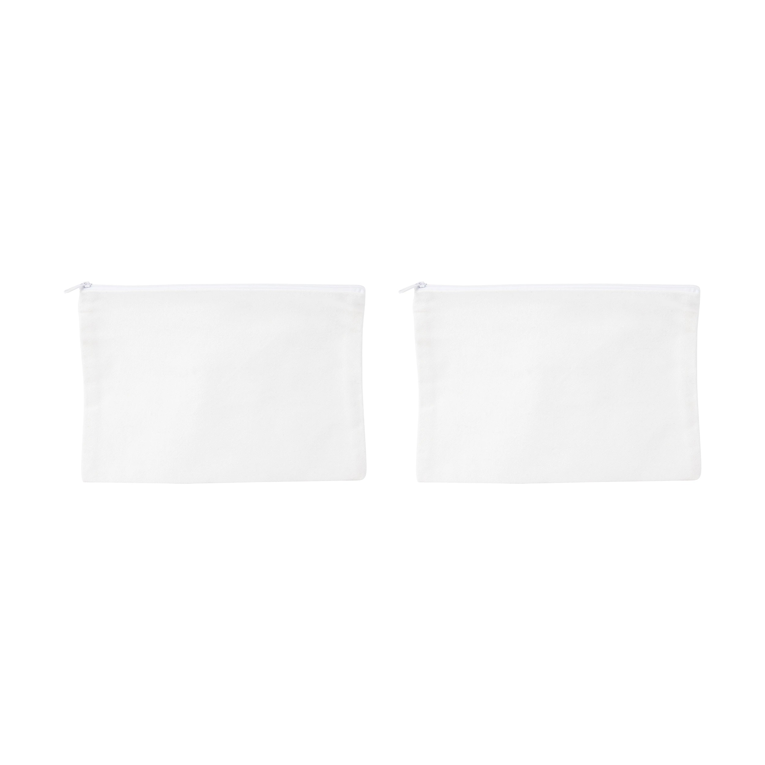 1 2 Pack Craft Polyester Zip Pouch, 1 of 4