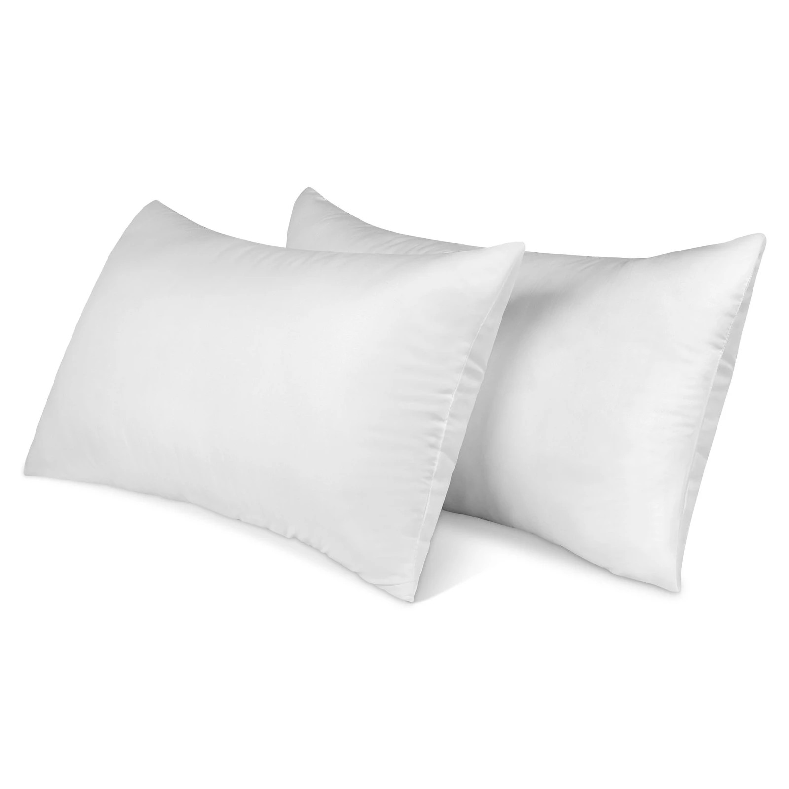 5 Starry Eucalypt 2x Microfibre Pillows Hotel Quality Twin Pack Soft Bed - White, 5 of 6