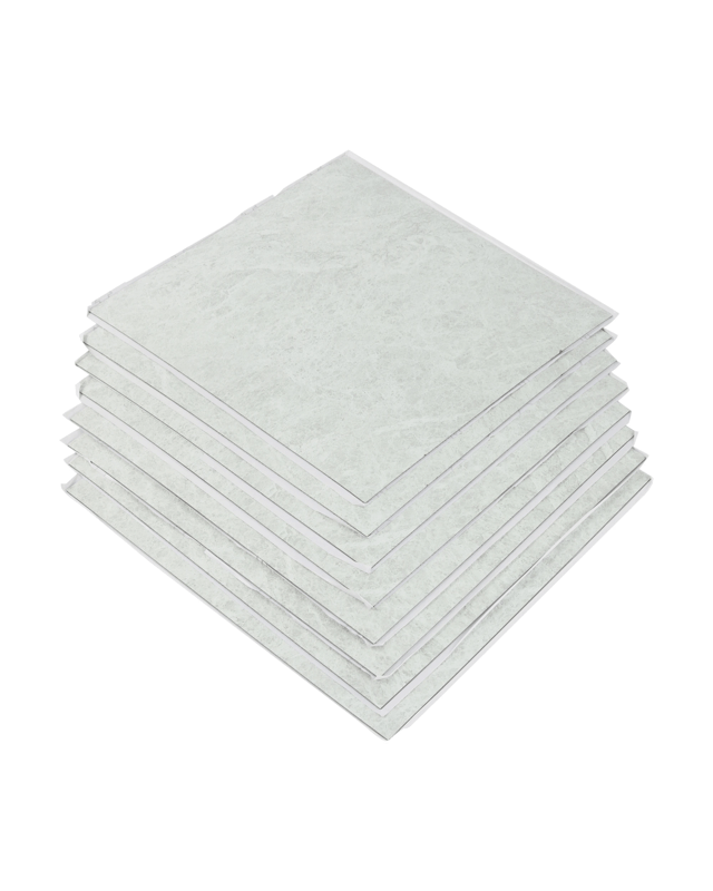 8 Pack Vinyl Floor Tiles - Stone 