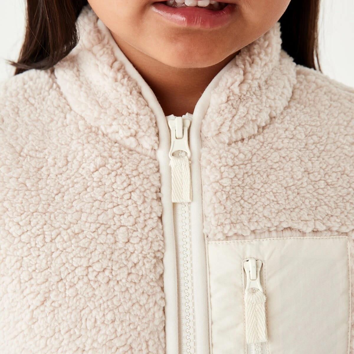 5 Teddy Vest Crm Beige, 5 of 10