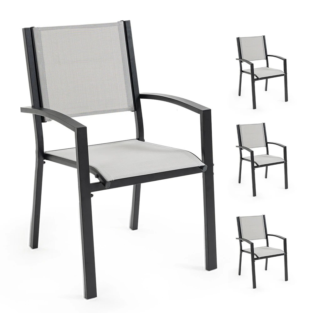 1 Fortia 4-piece Outdoor Dining Chair Set - Multi, 1 of 1