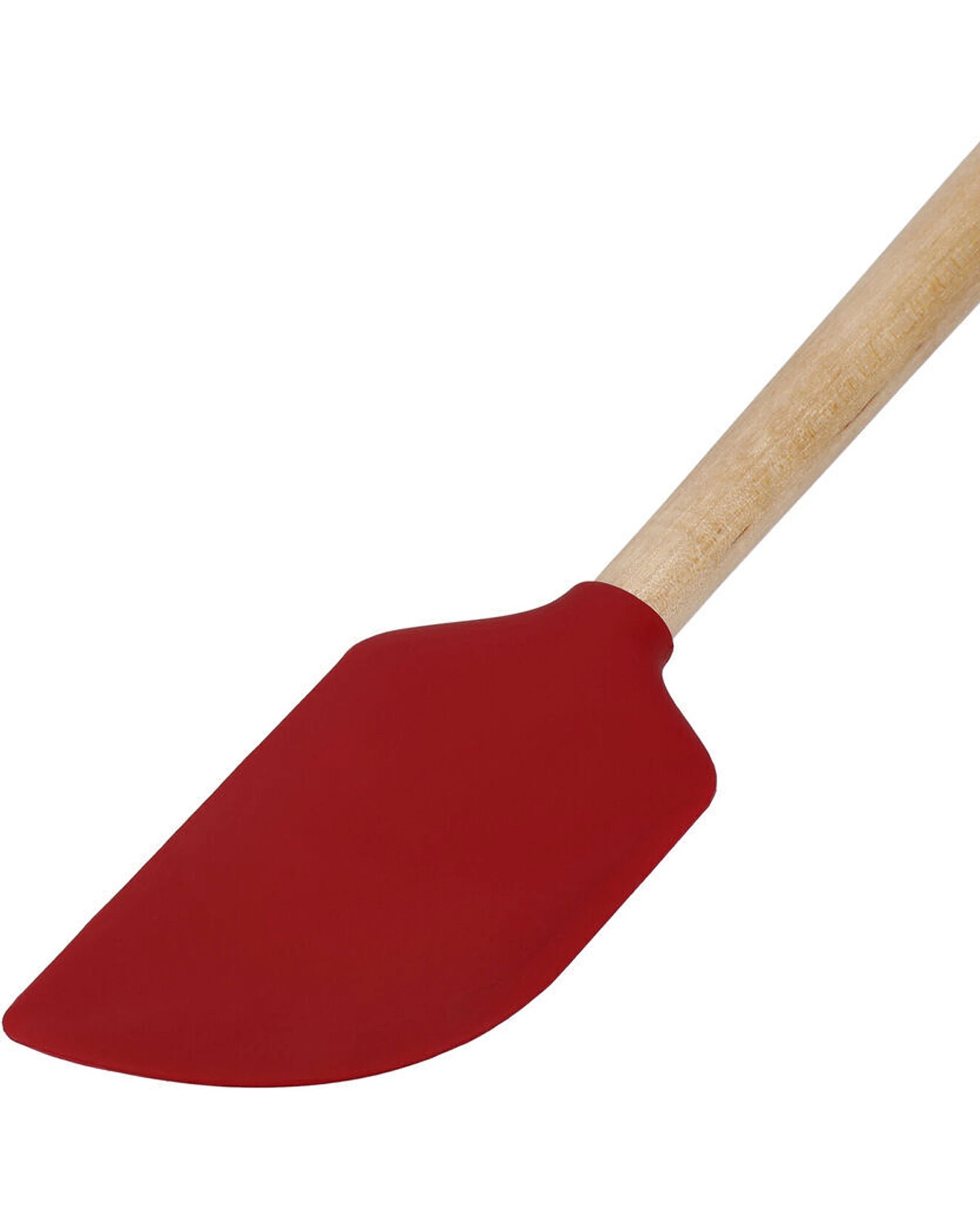 5 KitchenAid Birchwood Handle Scraper Spatula 4PK Silicone Head Kitchen Utensil - Red, 5 of 6
