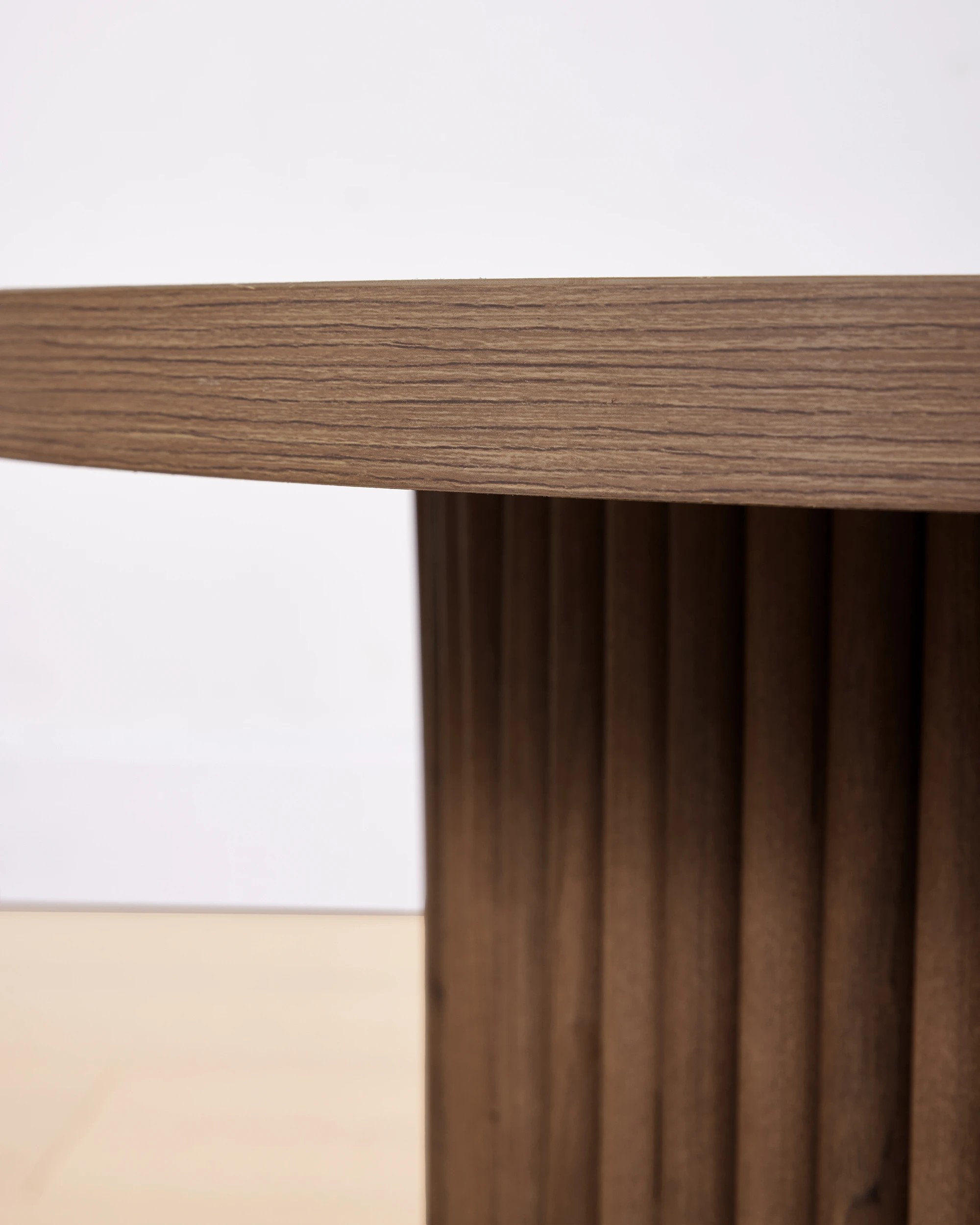 4 Ryan Ribbed Coffee Table - Walnut, 4 of 5