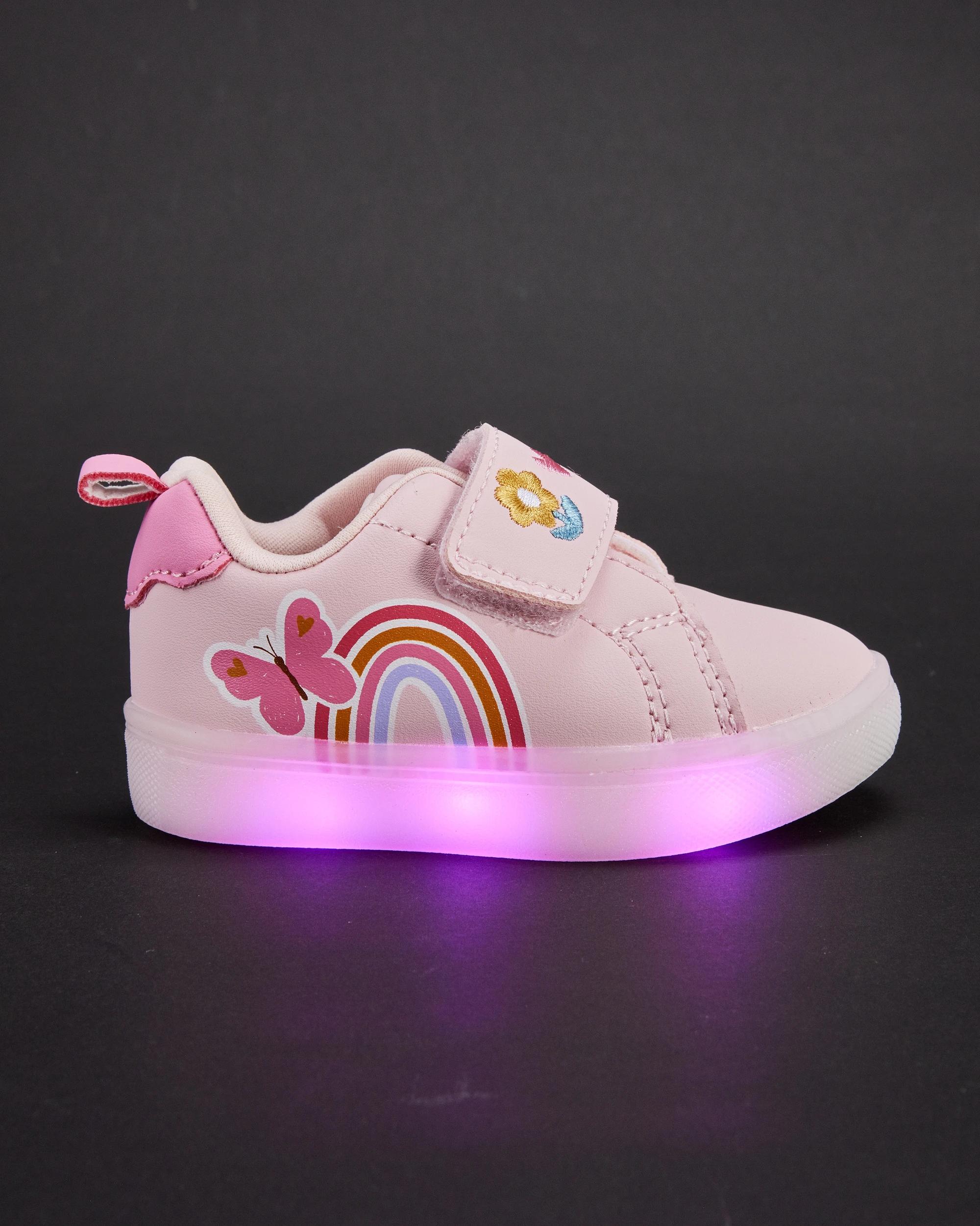 2 Baby Light Up Shoes Rainbow, 2 of 6