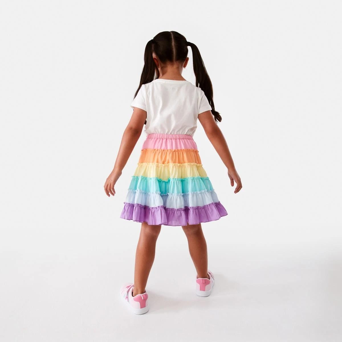 6 Tiered Skirt Multi, 6 of 8