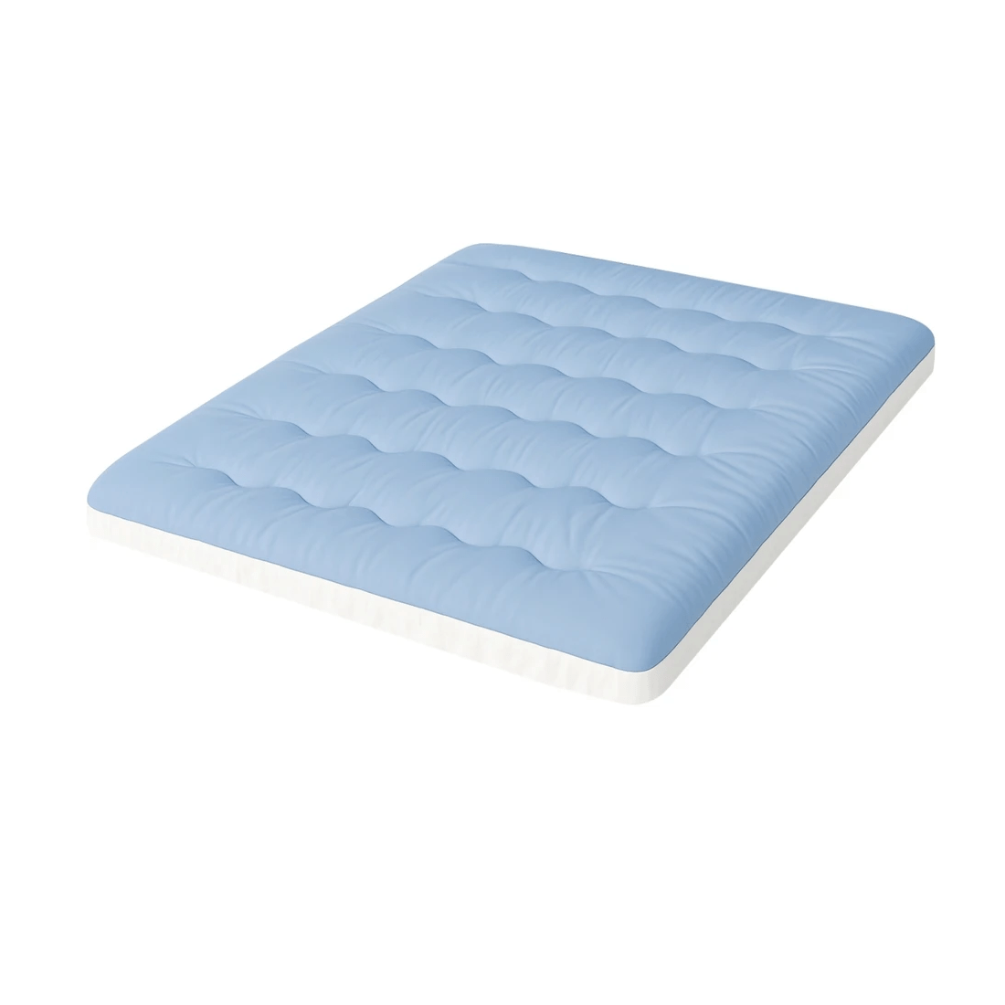 1 Giselle 5cm Mattress Topper Pillowtop toppers Double-Sided King Single - Multi, 1 of 2