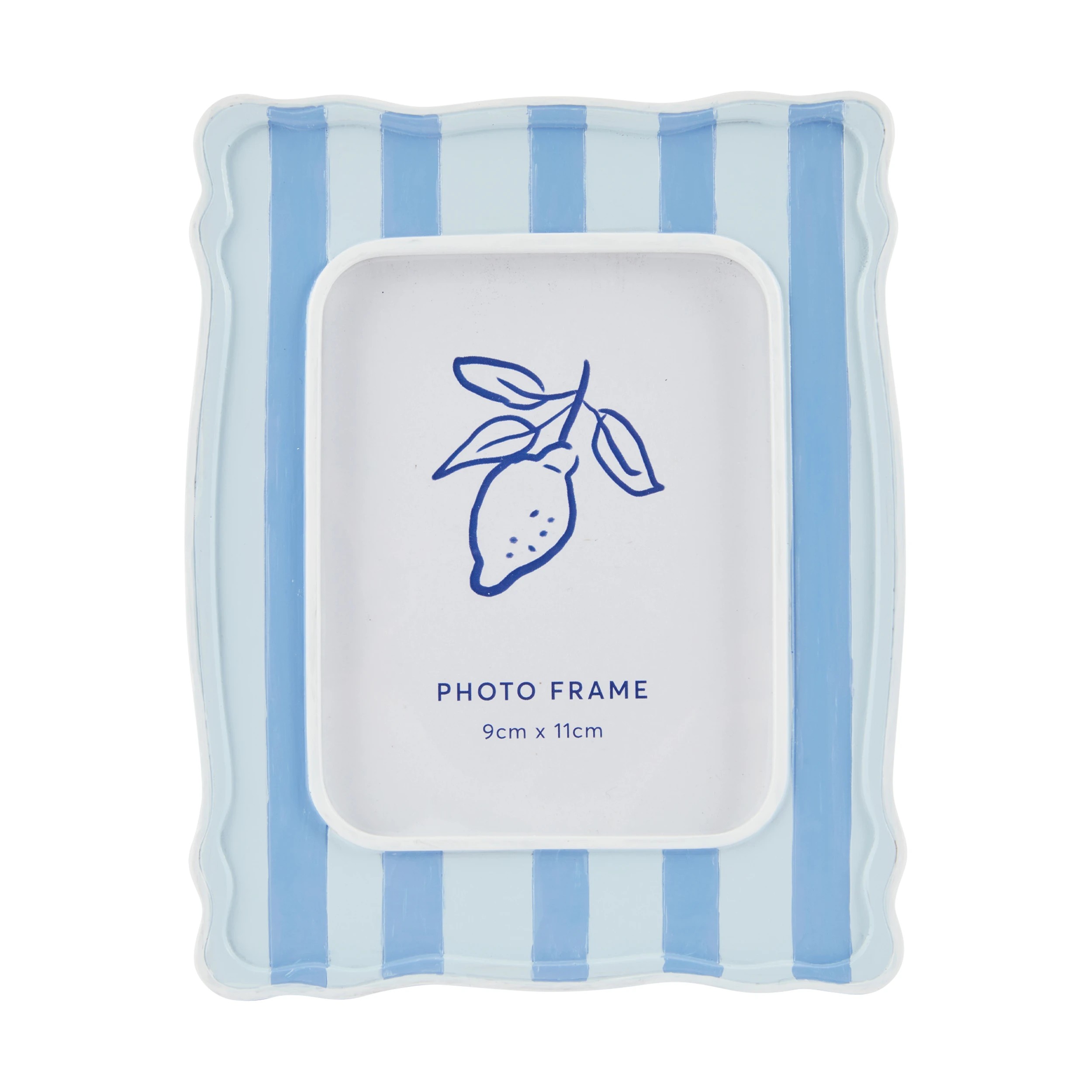 1 4.3in. x 3.5in. Stripe Frame - Blue, 1 of 5