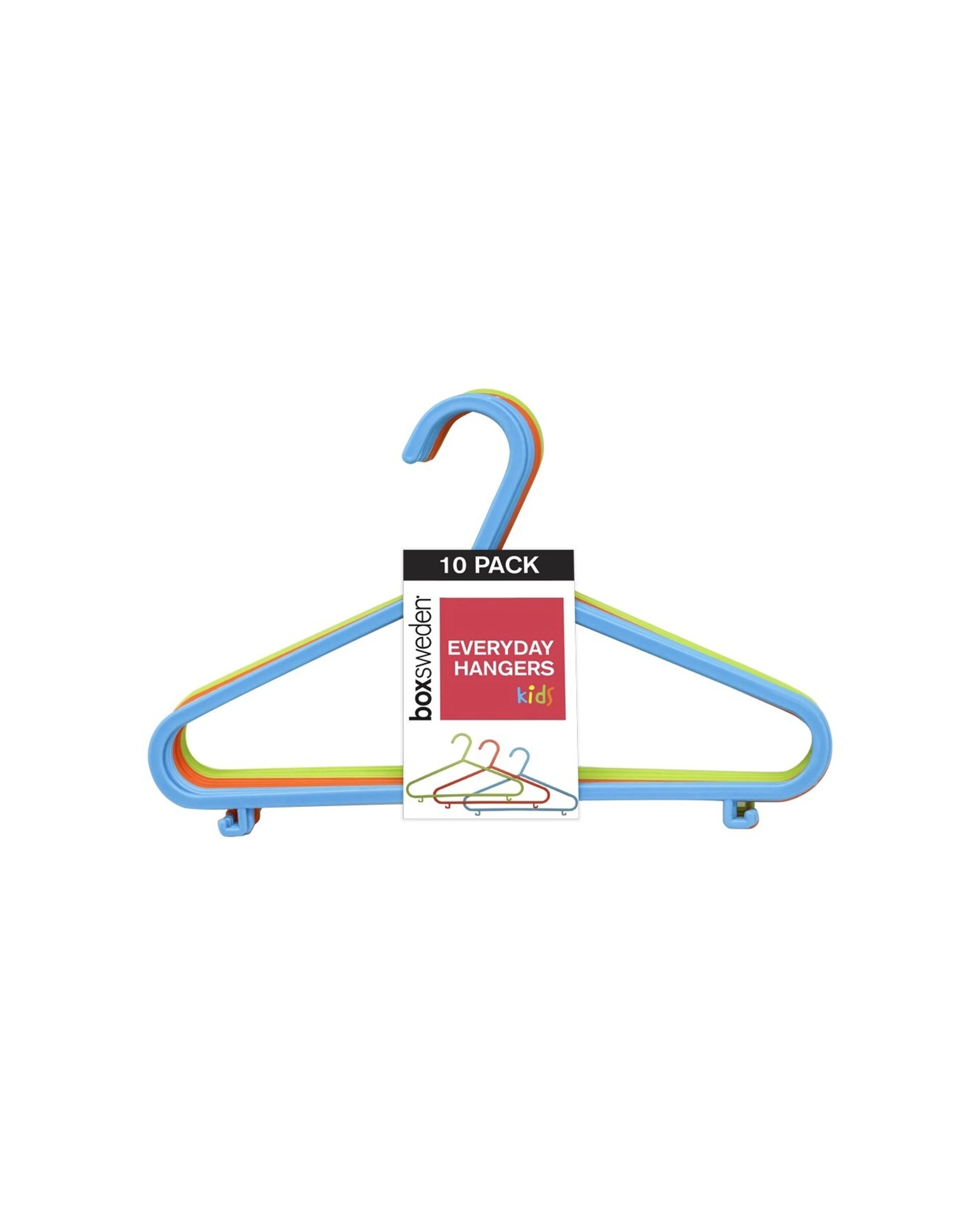 2 Boxsweden 40PK Kids Plastic Hangers Pack Suitable For Children - Multi, 2 of 4