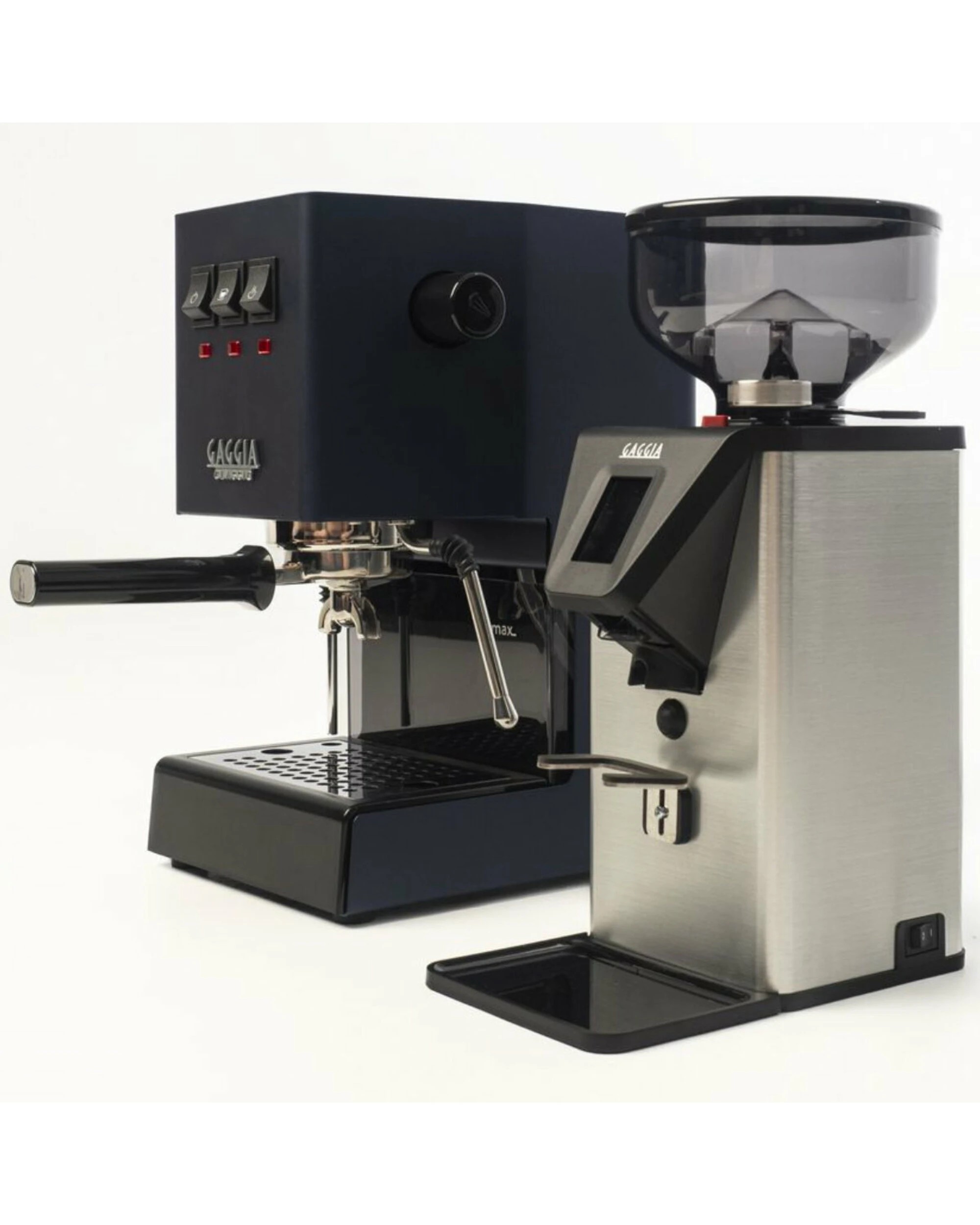 2 Gaggia Classic E24 Blue Coffee Machine & Coffee Grinder Package, 2 of 5