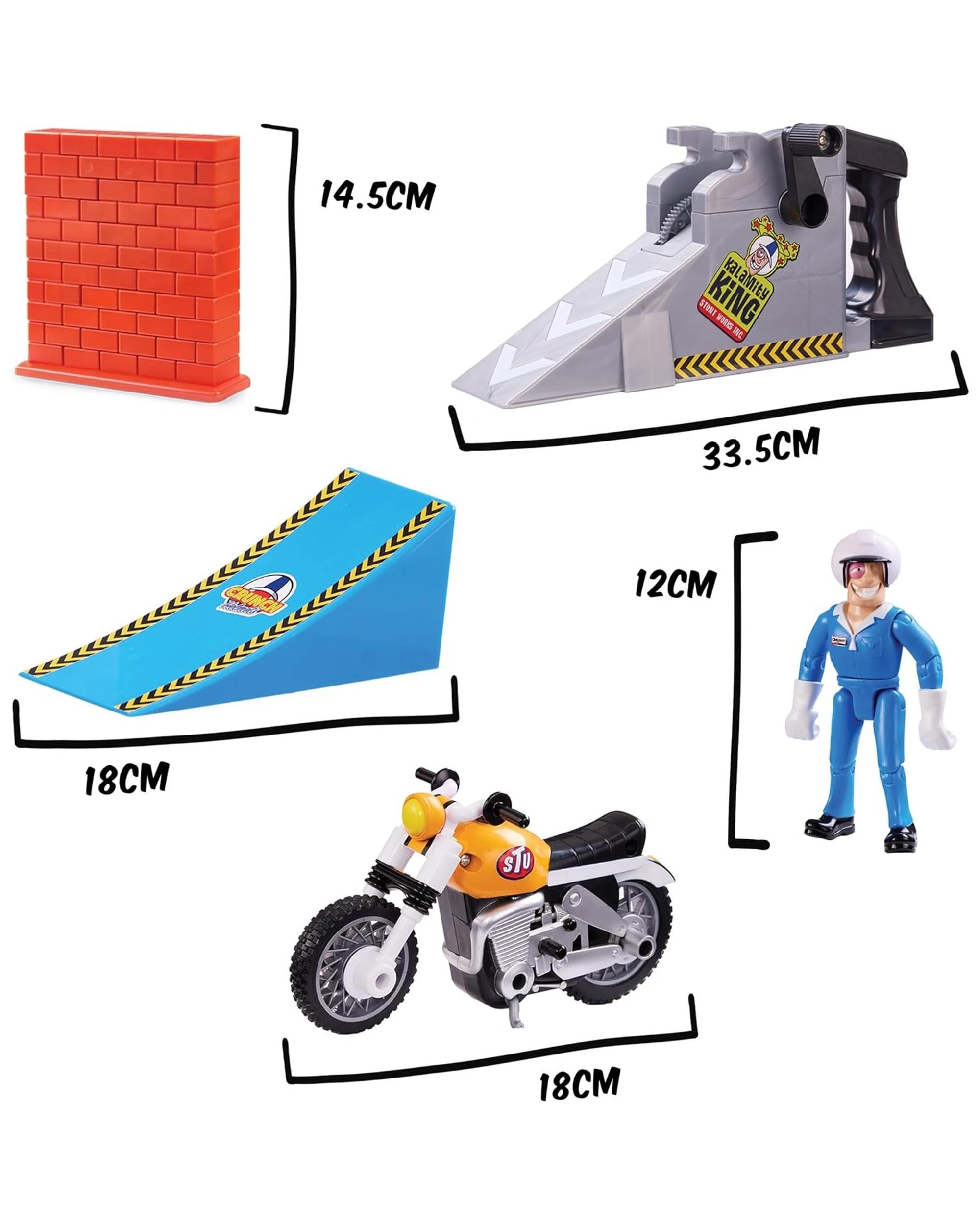 7 Stuntman Stu Nitro Boost Stunt Bike Action Figure, 7 of 7