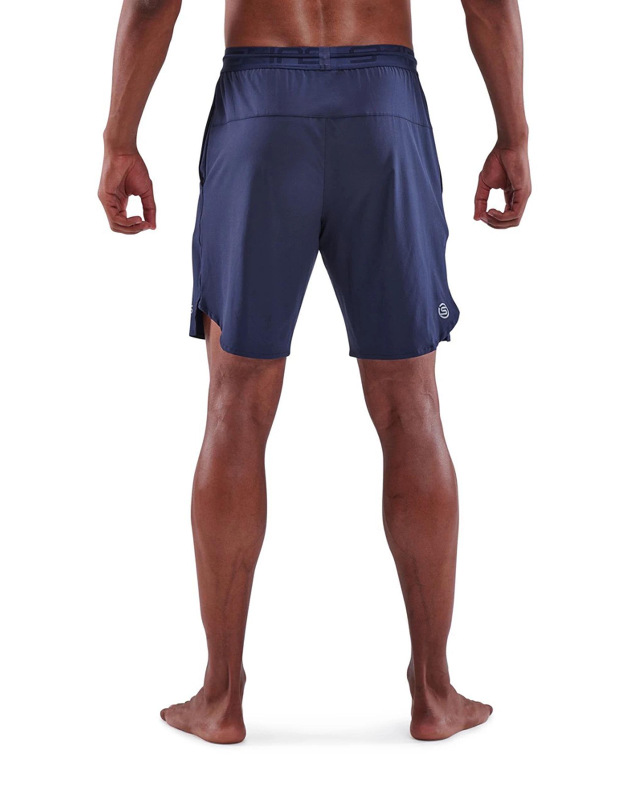 4 SKINS Men's 3-Series Activewear X-Fit Shorts NAVY BLUE, 4 of 4