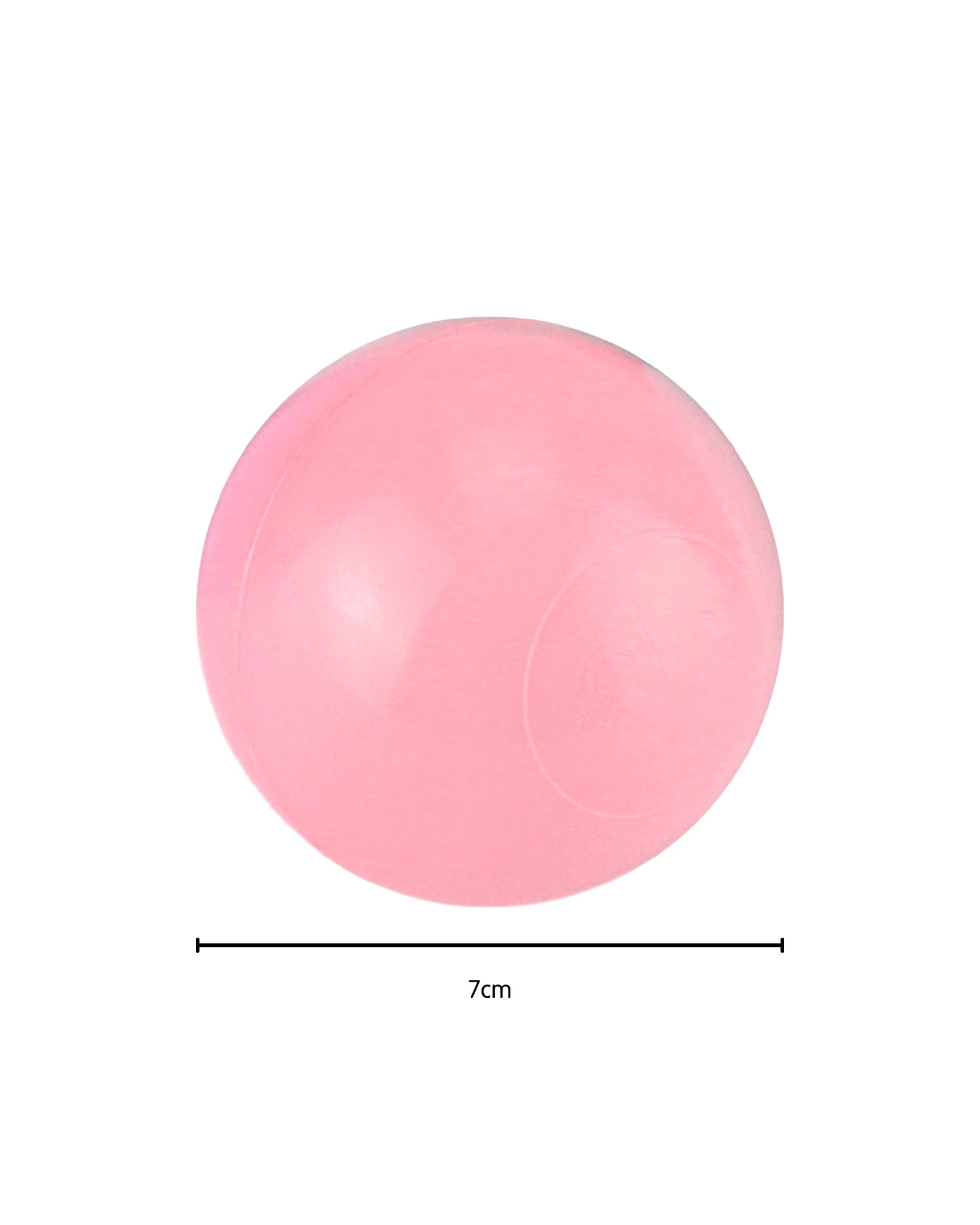 2 Partyrama 50Pcs Pastel Coloured Plastic Ball Pit Balls, 2 of 2