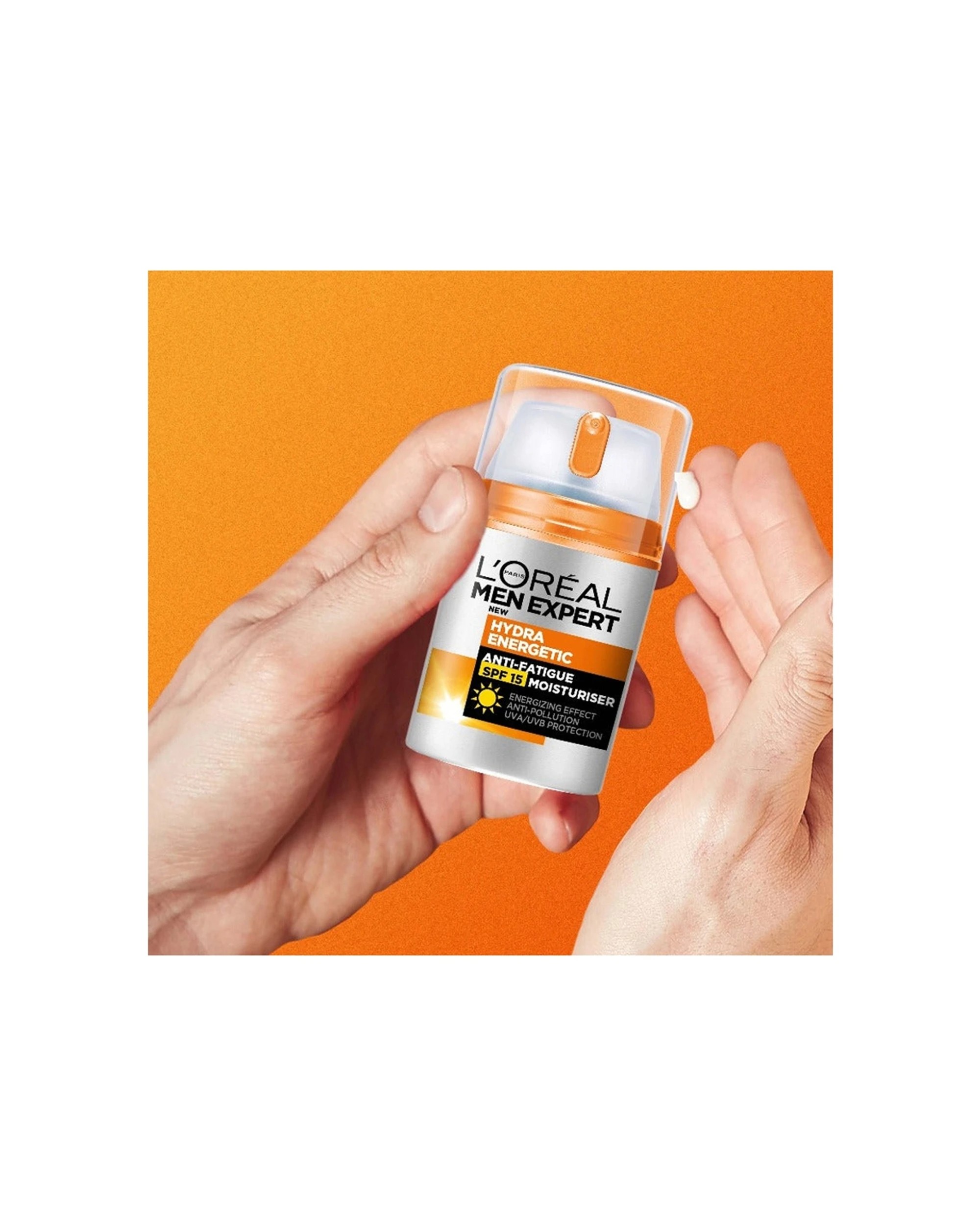 2 L'Oreal Paris Men Expert Hydra Energetic Anti Fatigue Moisturiser SPF15 50ml - Multi, 2 of 2