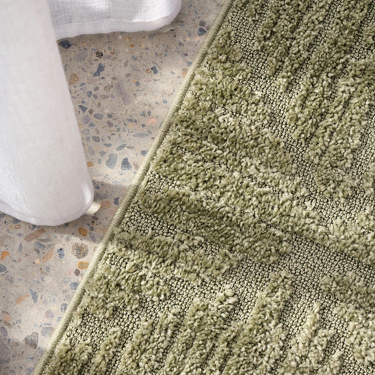 4 Common Ground Rugs Starlet Shilo 400x80cm - Large Runner Power Loomed Rug - Green, 4 of 7
