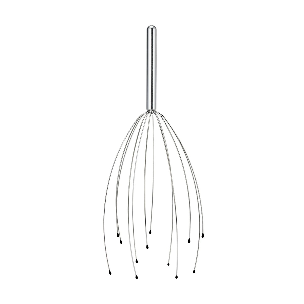 1 Chill Out Scalp Massager - Silver, 1 of 5