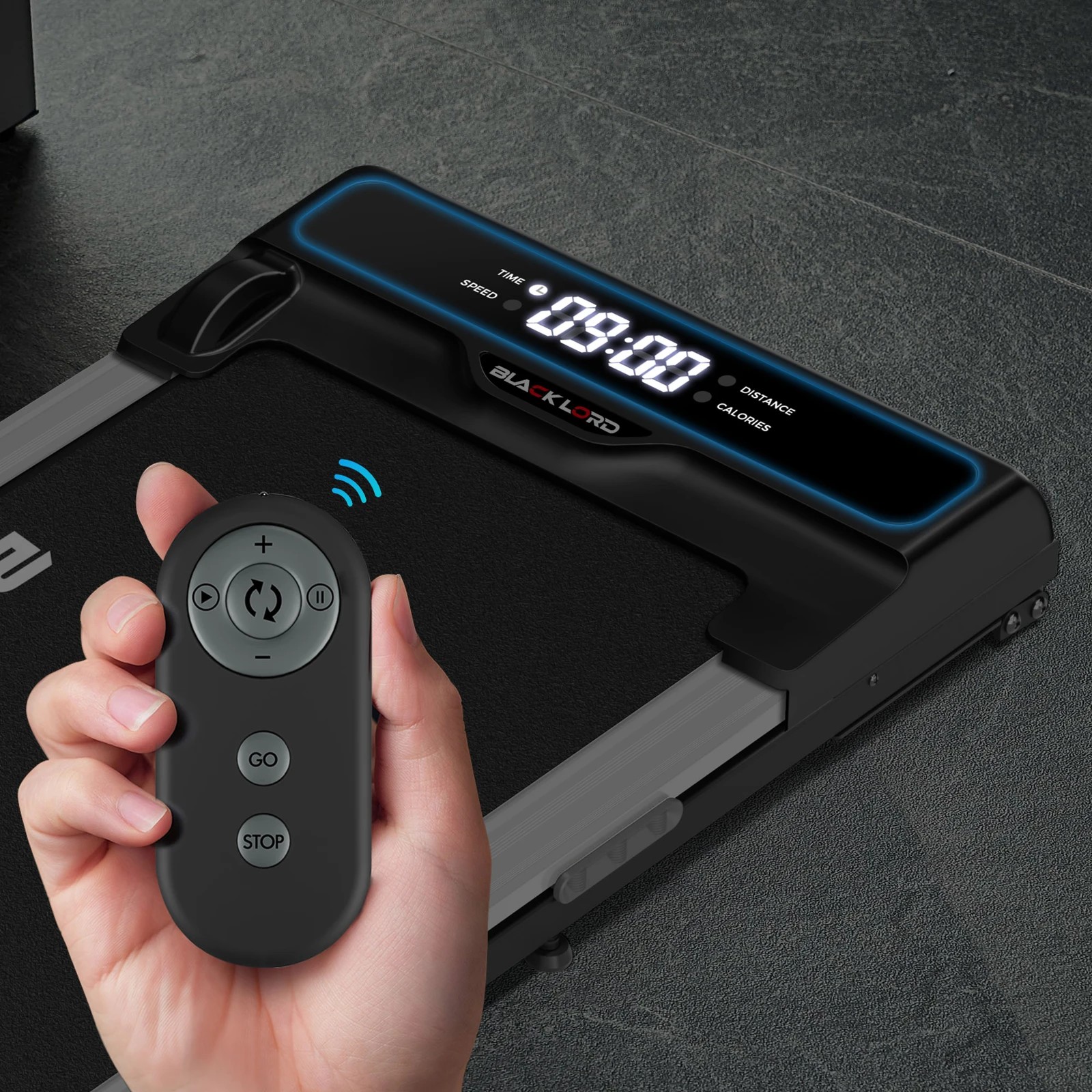 8 Black Lord Treadmill Electric Walking Pad Home Gym Incline Brushless Motor - Black, 8 of 10