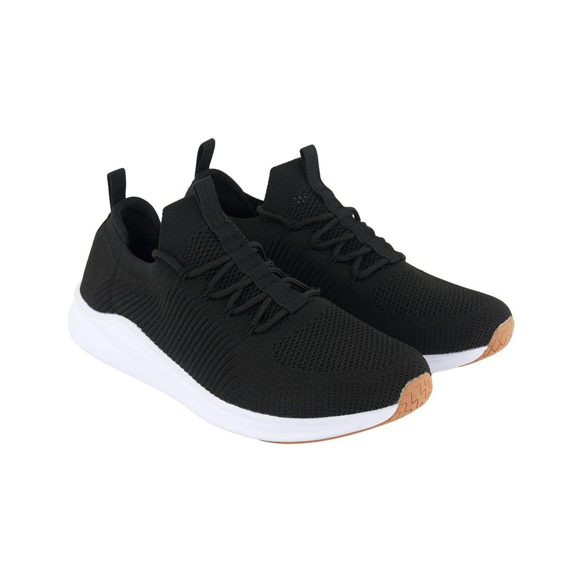 4 Knit Sneakers Blk Wht, 4 of 5