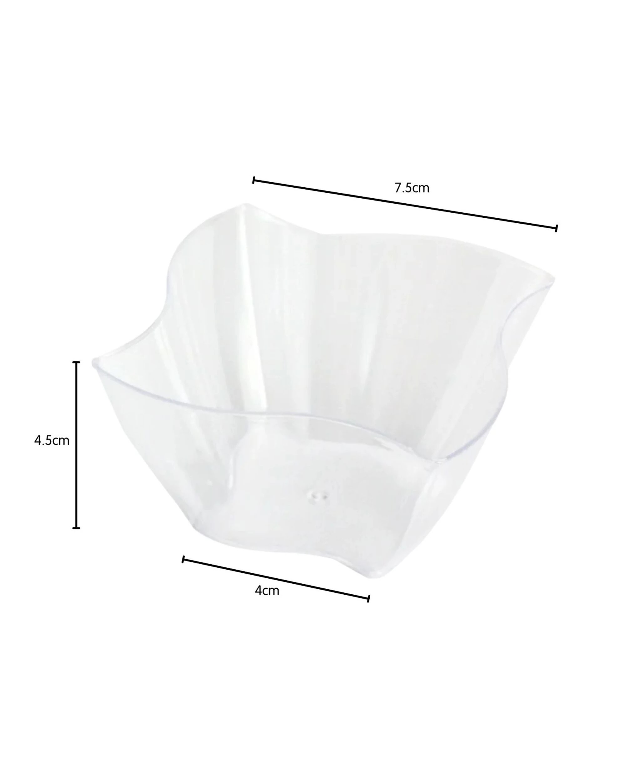 2 Partyware Mini Wave Shape Cocktail Bowls Pack of 10, 2 of 4