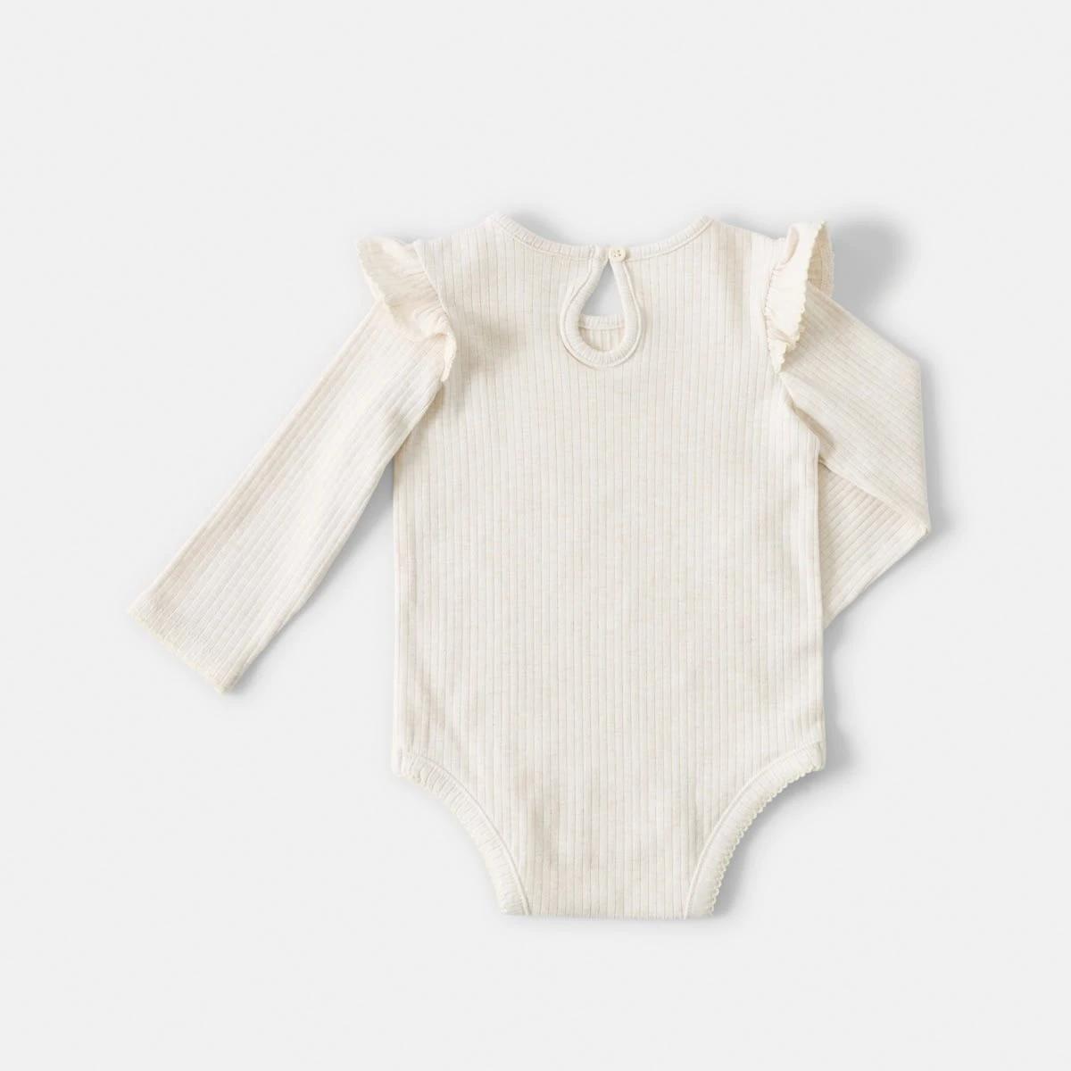 2 Frill Rib Bodysuit Hony Marle, 2 of 3