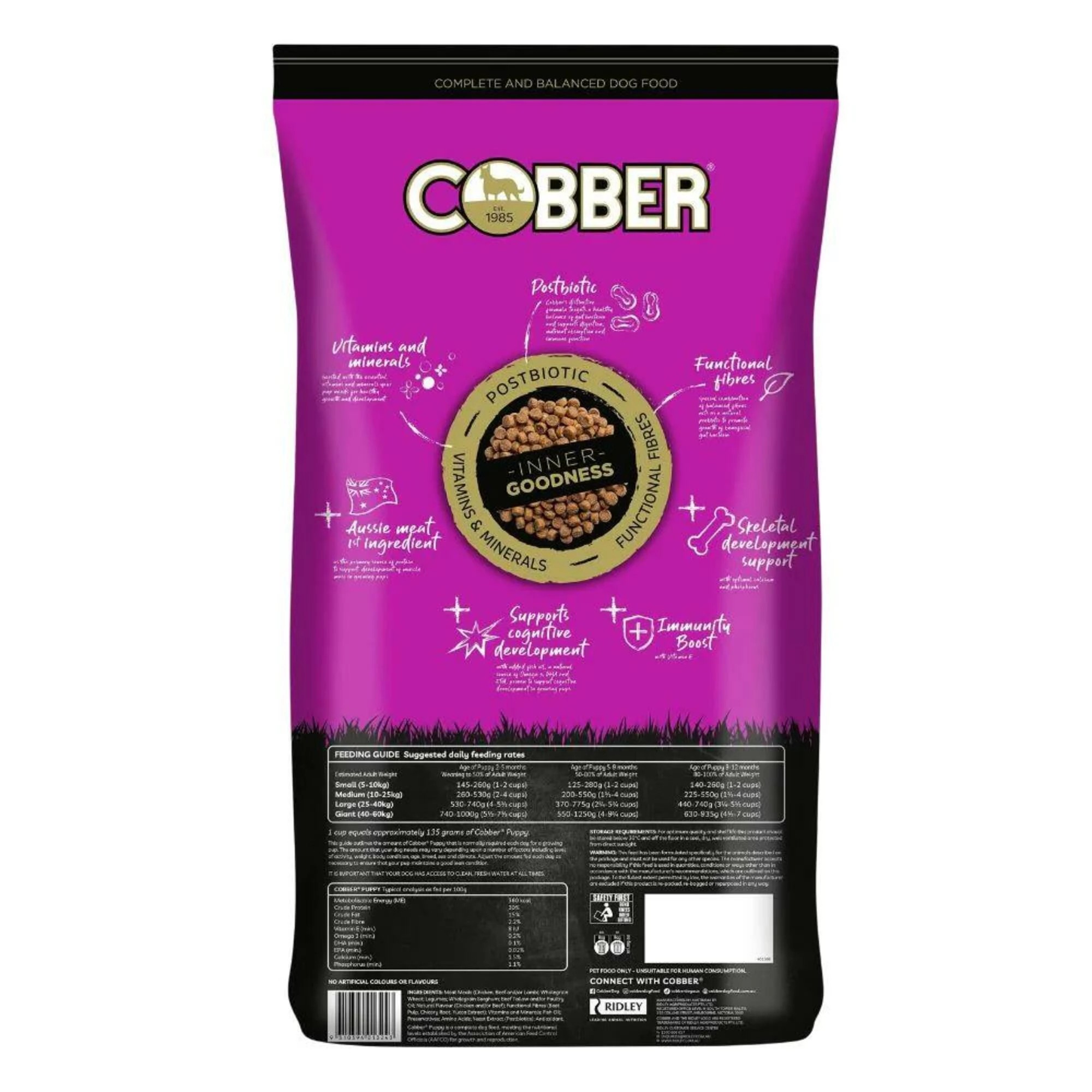 2 Ridley Cobber Puppy Complete Balanced Diet Dry Dog Food 20kg, 2 of 2