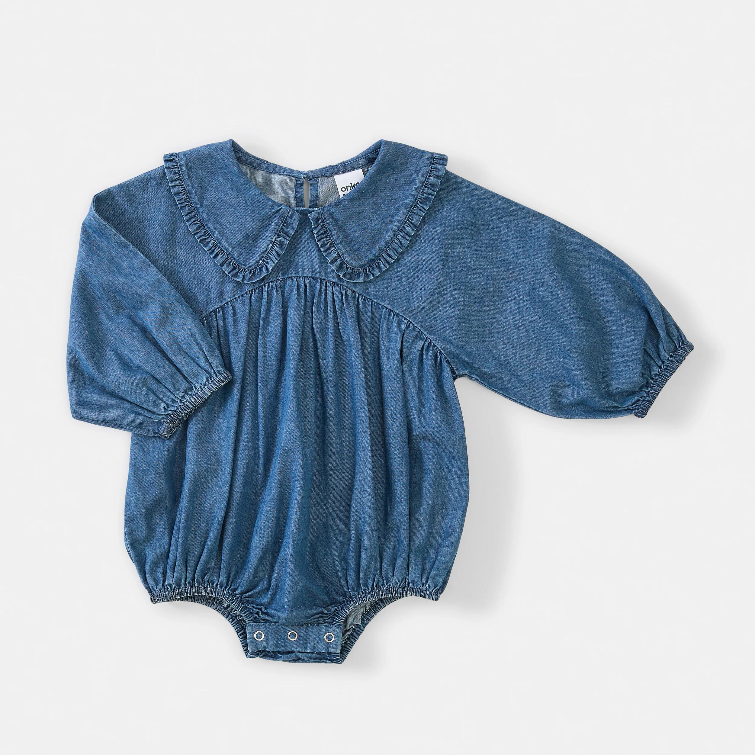 1 Crinkle Long Sleeve Bodysuit Vam Dnm, 1 of 3