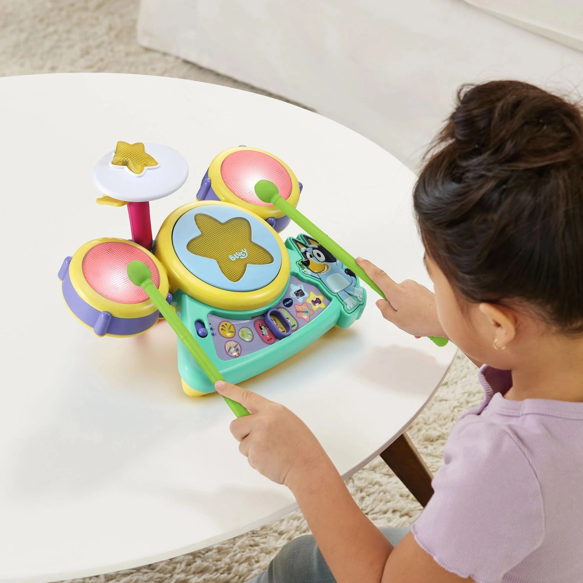 7 VTech Bluey Hooray Drum Set - Multi, 7 of 7