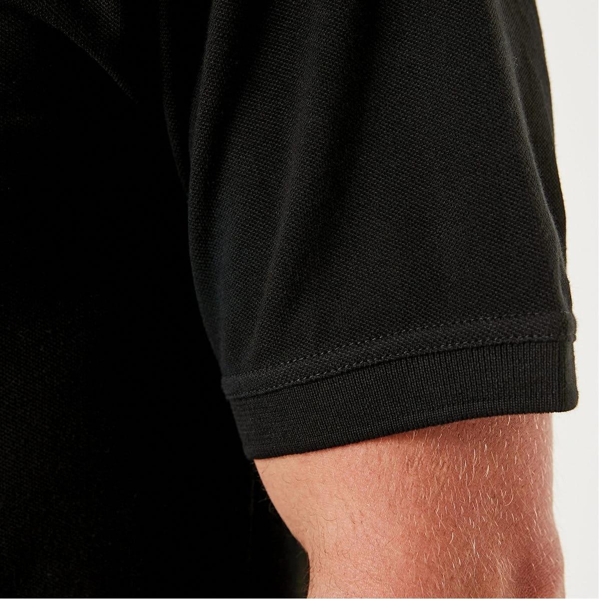 7 Basic Pique Polo BLACK, 7 of 7