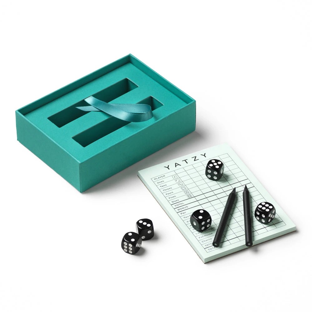4 Printworks Classic Yatzy-Teal - Blue, 4 of 4