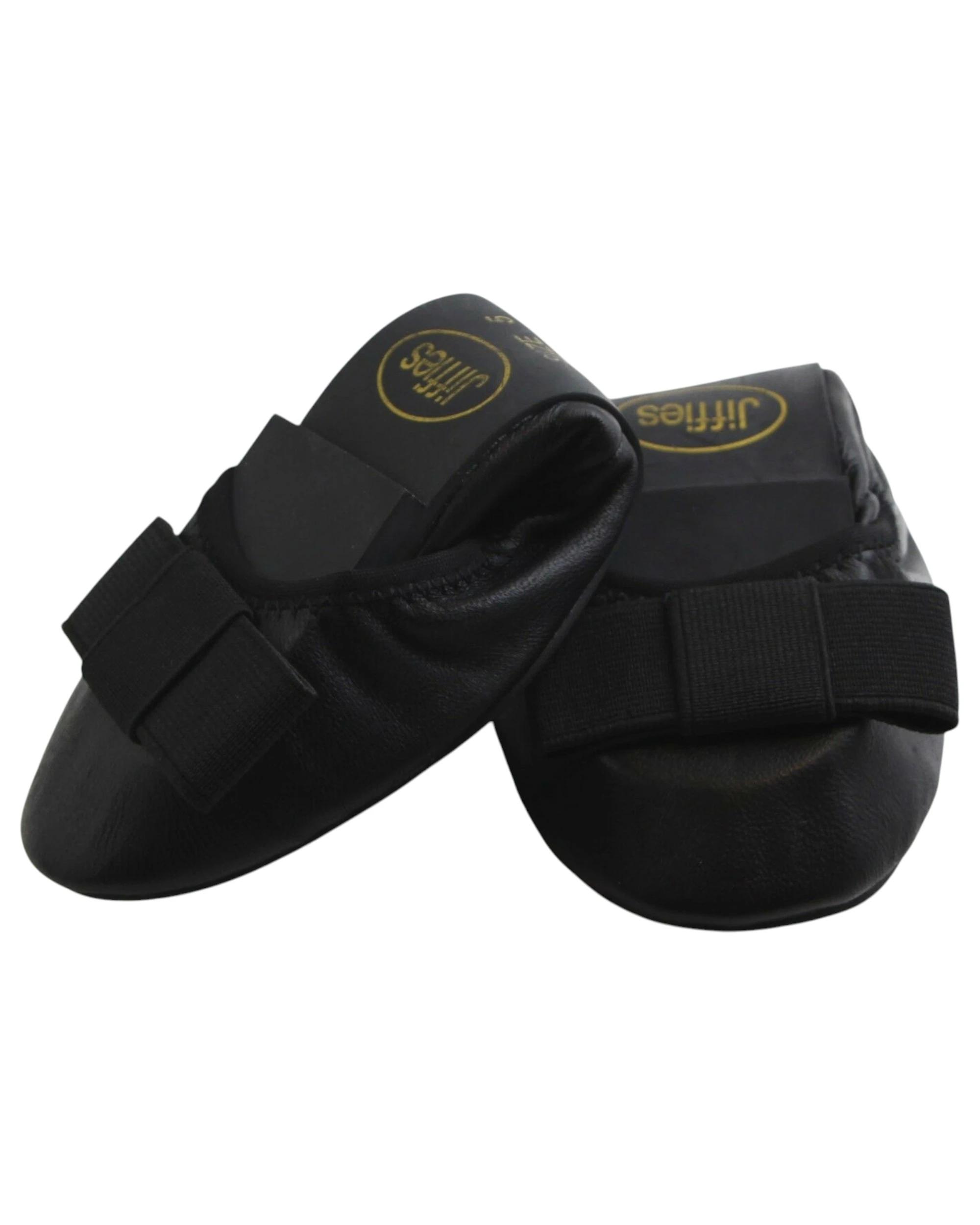 1 Jiffies Leather Ballet Louise Womens Dance Flats Shoes BLACK, 1 of 1