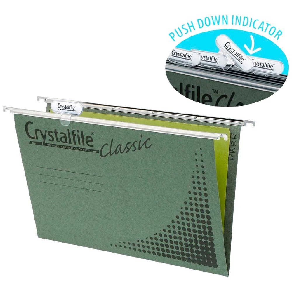 1 Crystalfile Foolscap Suspension File 20 Pack, 1 of 1