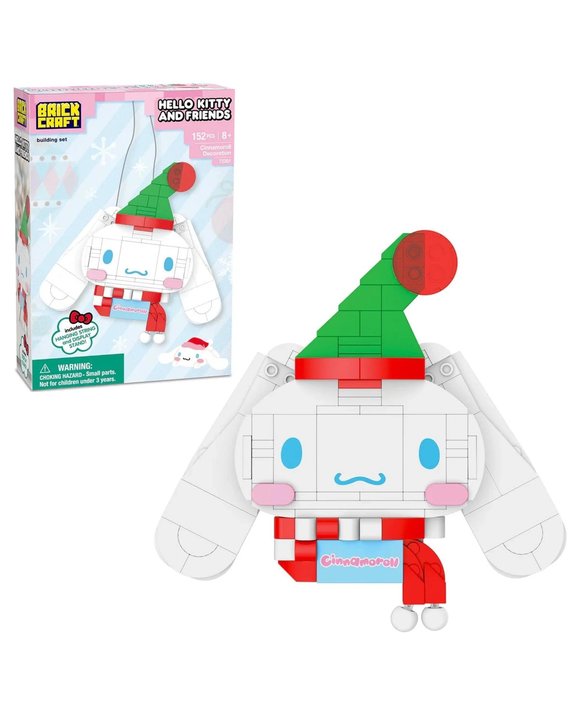 1 Brickcraft Hello Kitty and Friends Cinnamoroll Decoration Building Set 152 Pieces, 1 of 7