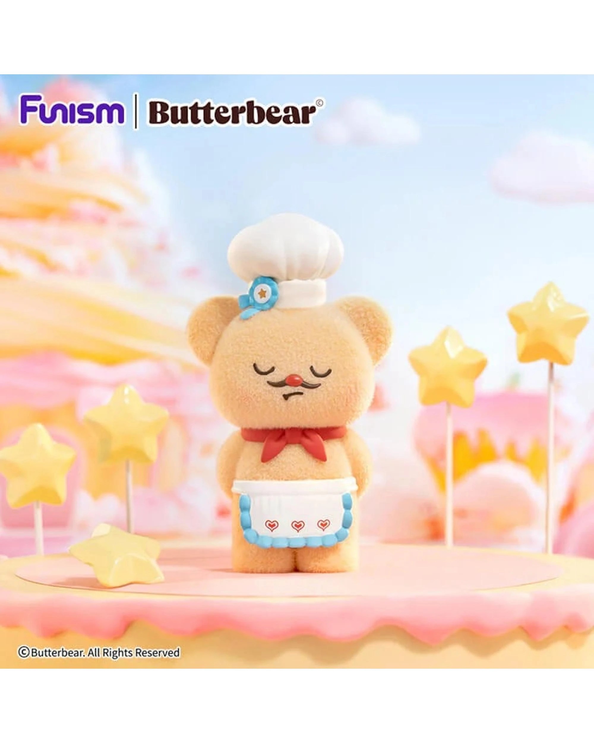 5 Funism Butterbear My Buttery Bakery Series Figures Blind Box, 5 of 10