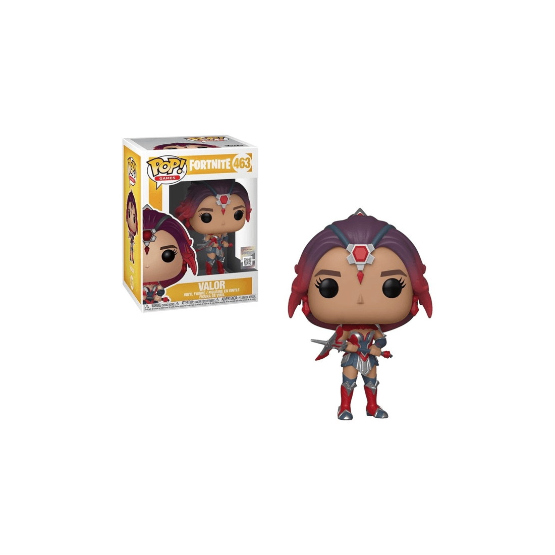 3 Pop Vinyl Figurine Fortnite - Valor Collectible Vinyl Action Figure 10cm - Multi, 3 of 3