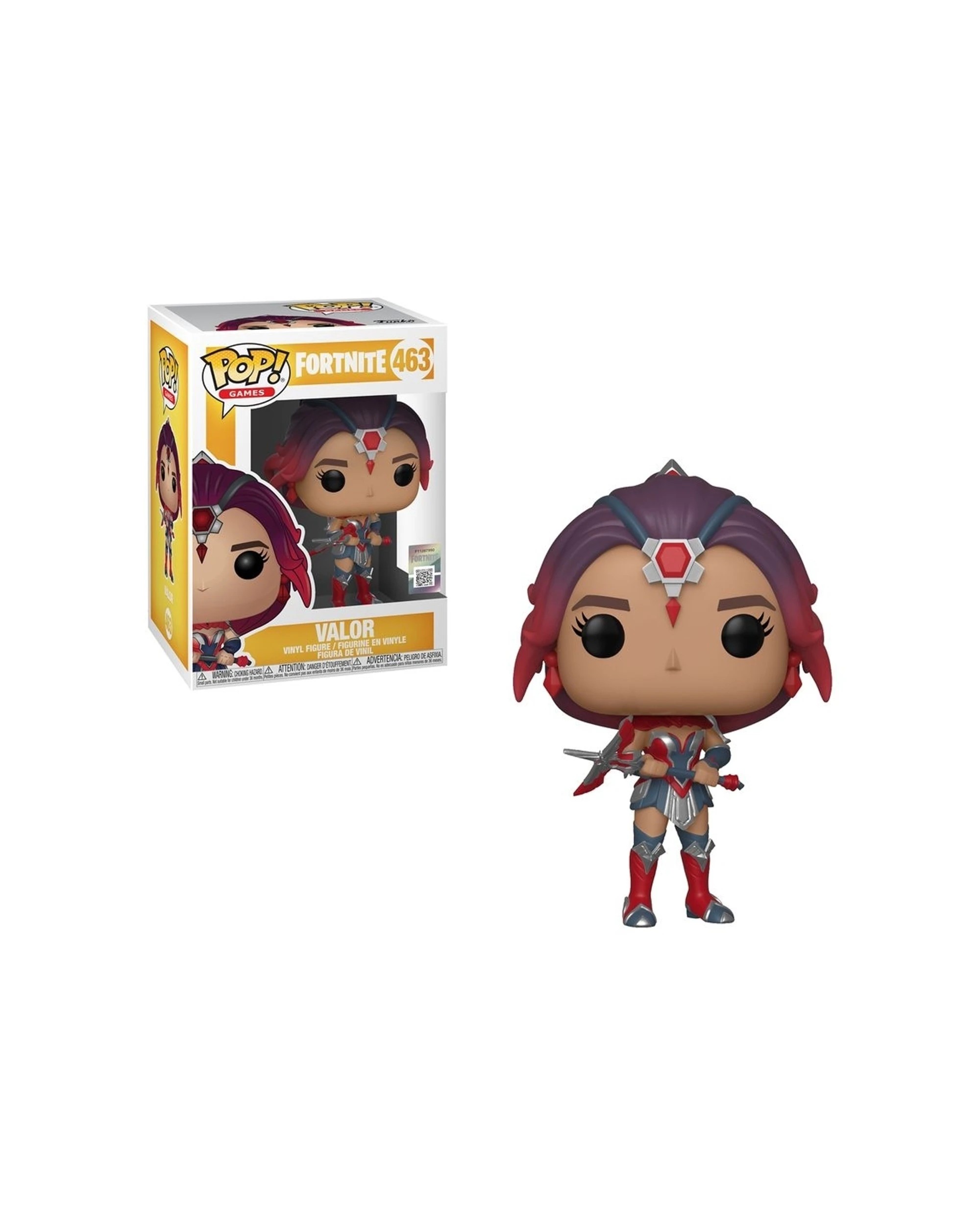 3 Pop Vinyl Figurine Fortnite - Valor Collectible Vinyl Action Figure 10cm - Multi, 3 of 3