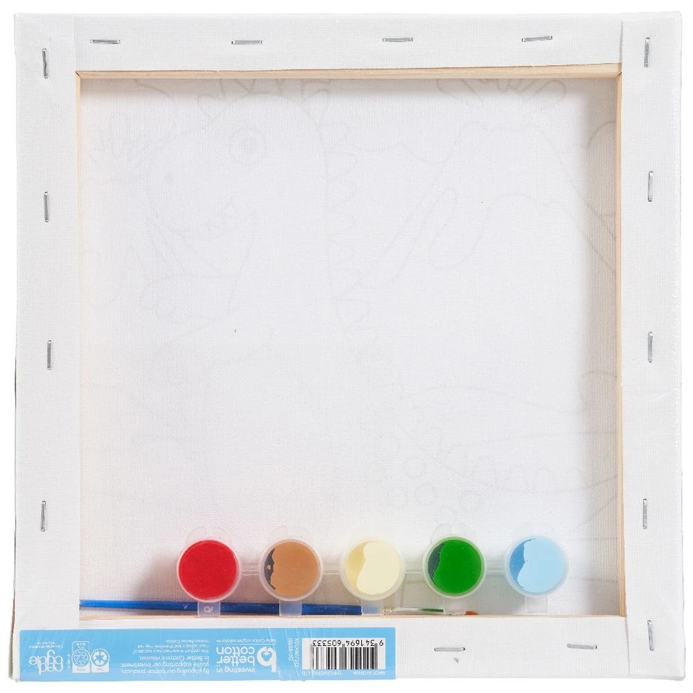 2 Kadink Canvas Painting Kit 25x25cm Dinosaur, 2 of 3