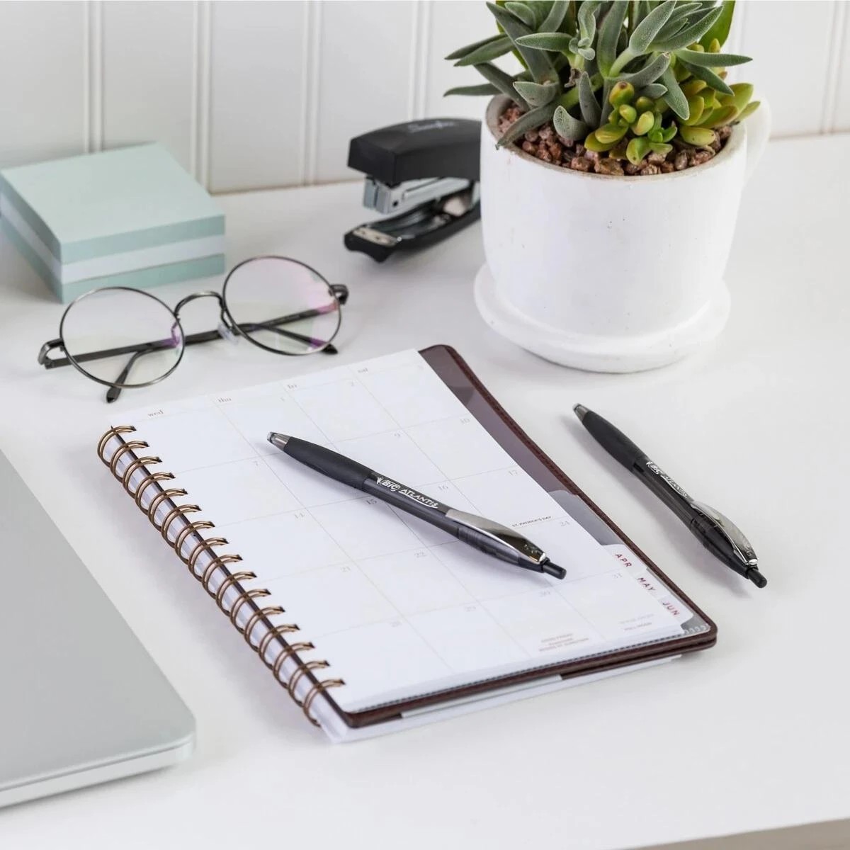 3 BIC Atlantis Ball Pens - 4 Pack - Black, 3 of 9