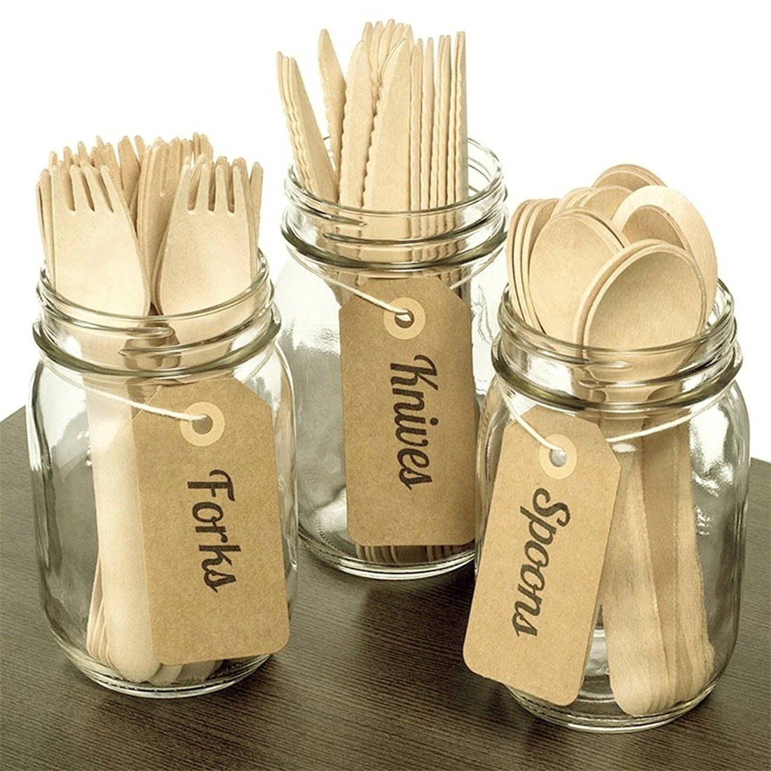 5 Party Maker Boxed Eco Wooden Cutlery Set (360 Pieces), 5 of 5