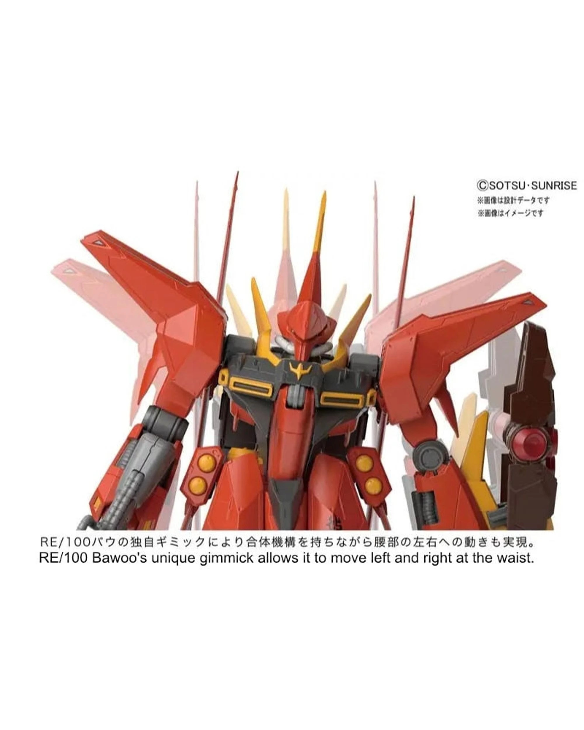 6 Bandai Gundam RE/100 Bawoo 1/100 Model Kit, 6 of 8