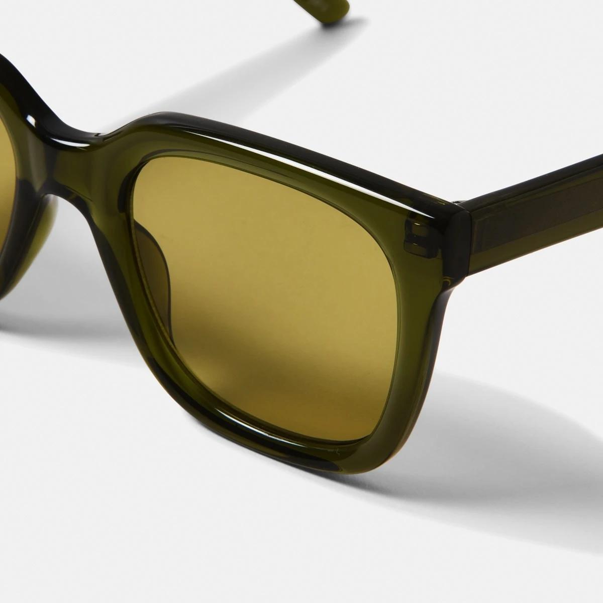3 Womens D Frame Glasses TRANSLUCENT GREEN, 3 of 6